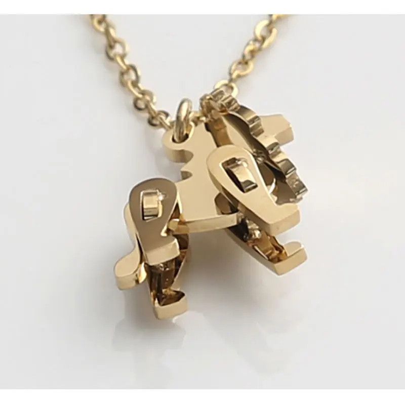 Jewelry 3D Lion Charm Stainless Steel Size ONE SIZE - 5 Thumbnail