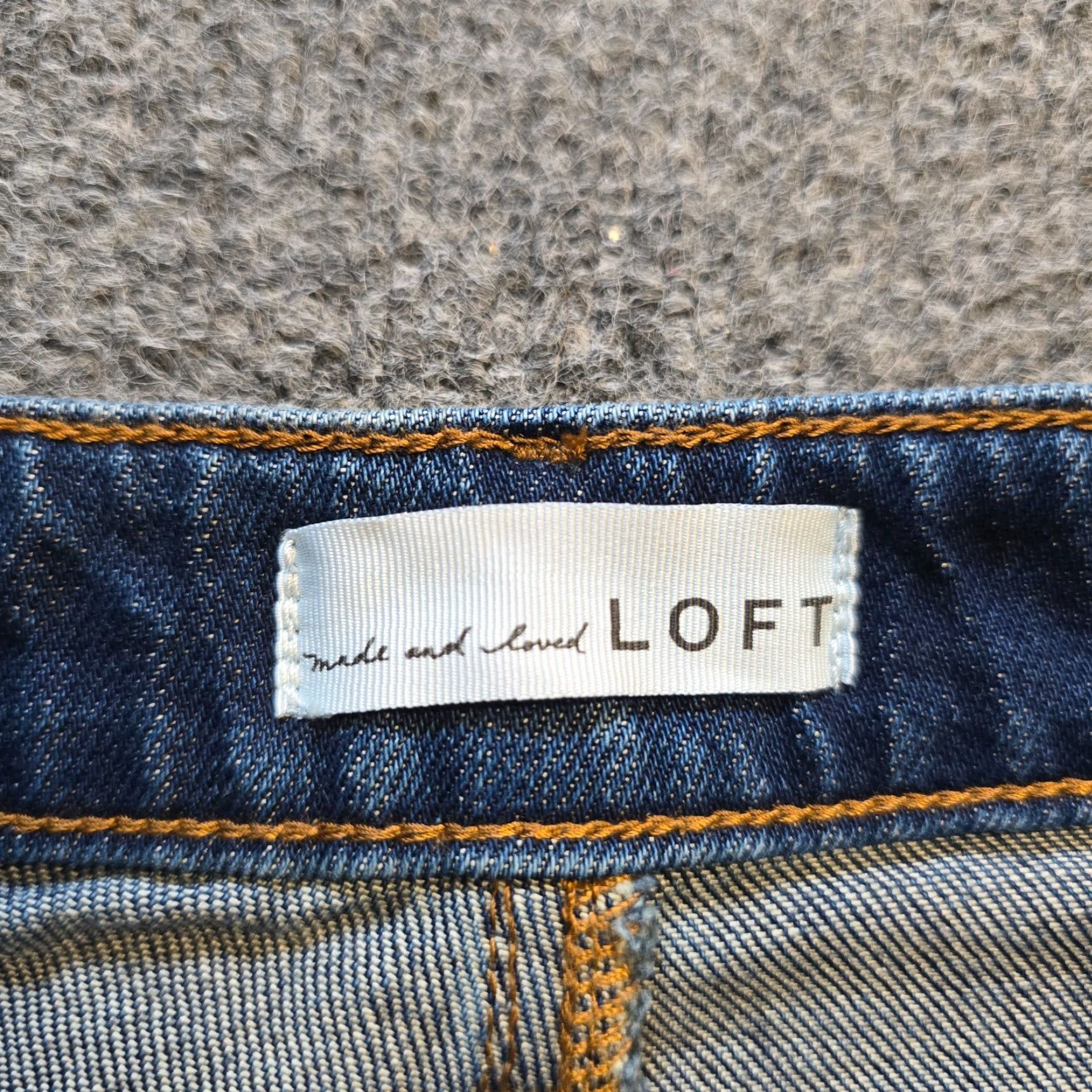 Loft LOFT Jeans Womens 31 Blue Straight High Rise Curvy Stretch Capsule Casual Shirt Size 24" / US 00 / IT 34 - 4 Thumbnail