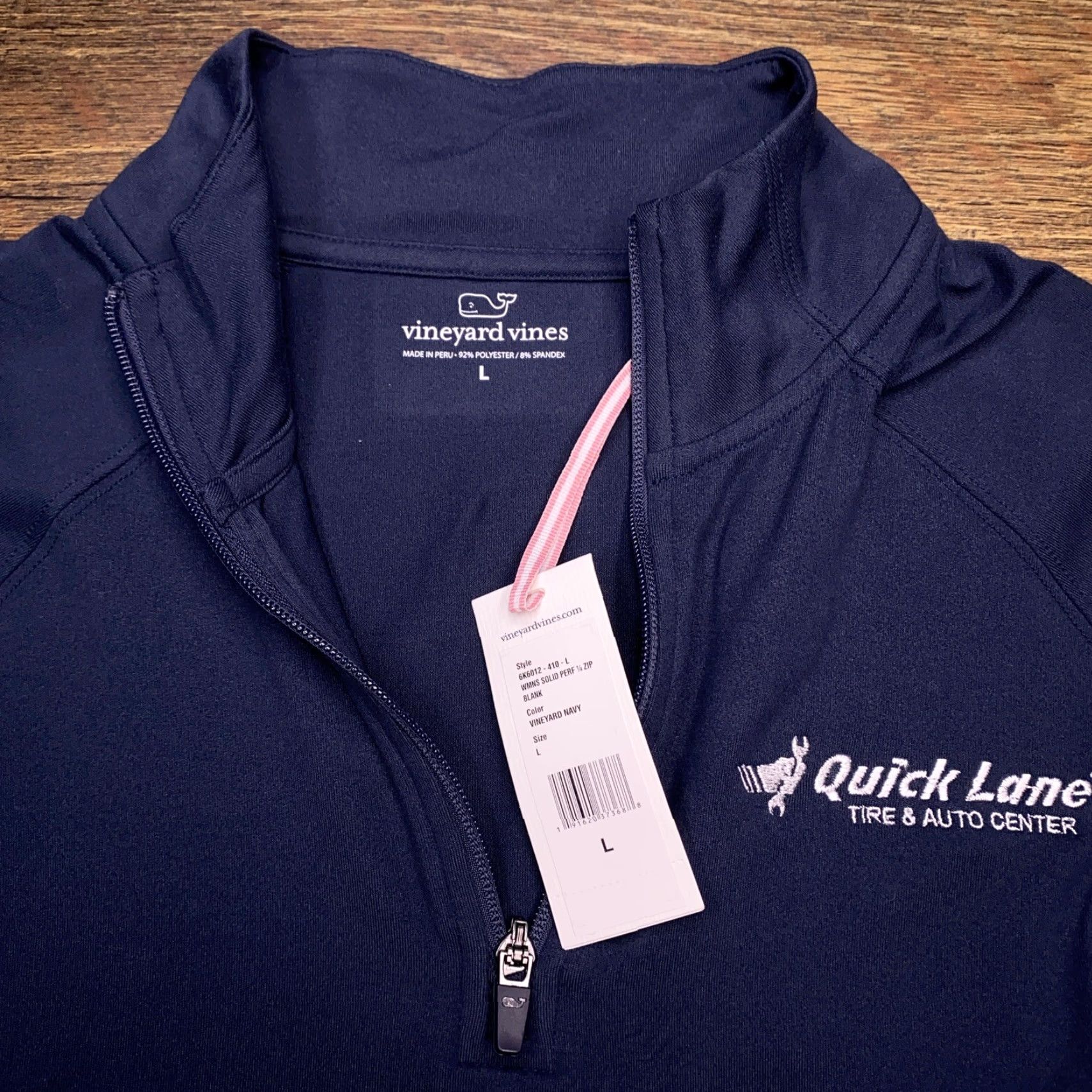 Vineyard Vines Vineyard Vines 1/4 Zip Sweater Adult Large Navy Pullover Womens Stretch New Size L / US 10 / IT 46 - 4 Thumbnail