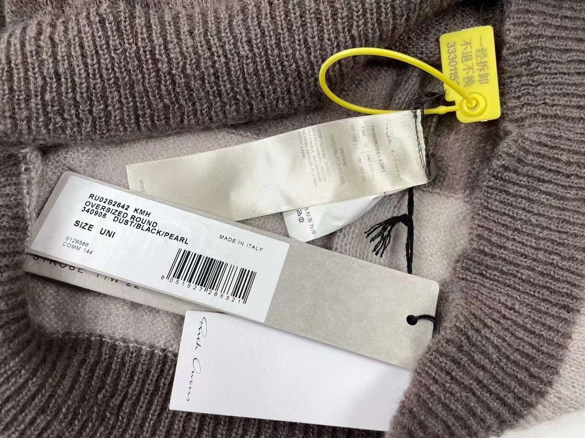 Rick Owens Rick Owens 22FW Oversized Wool Pattern Knit Size US M / EU 48-50 / 2 - 5 Thumbnail