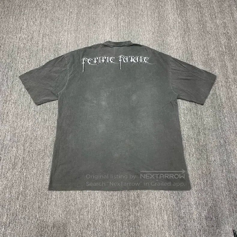 Balenciaga Balenciaga Gray washed to make old Sanskrit letters behind Size US XS / EU 42 / 0 - 2 Thumbnail