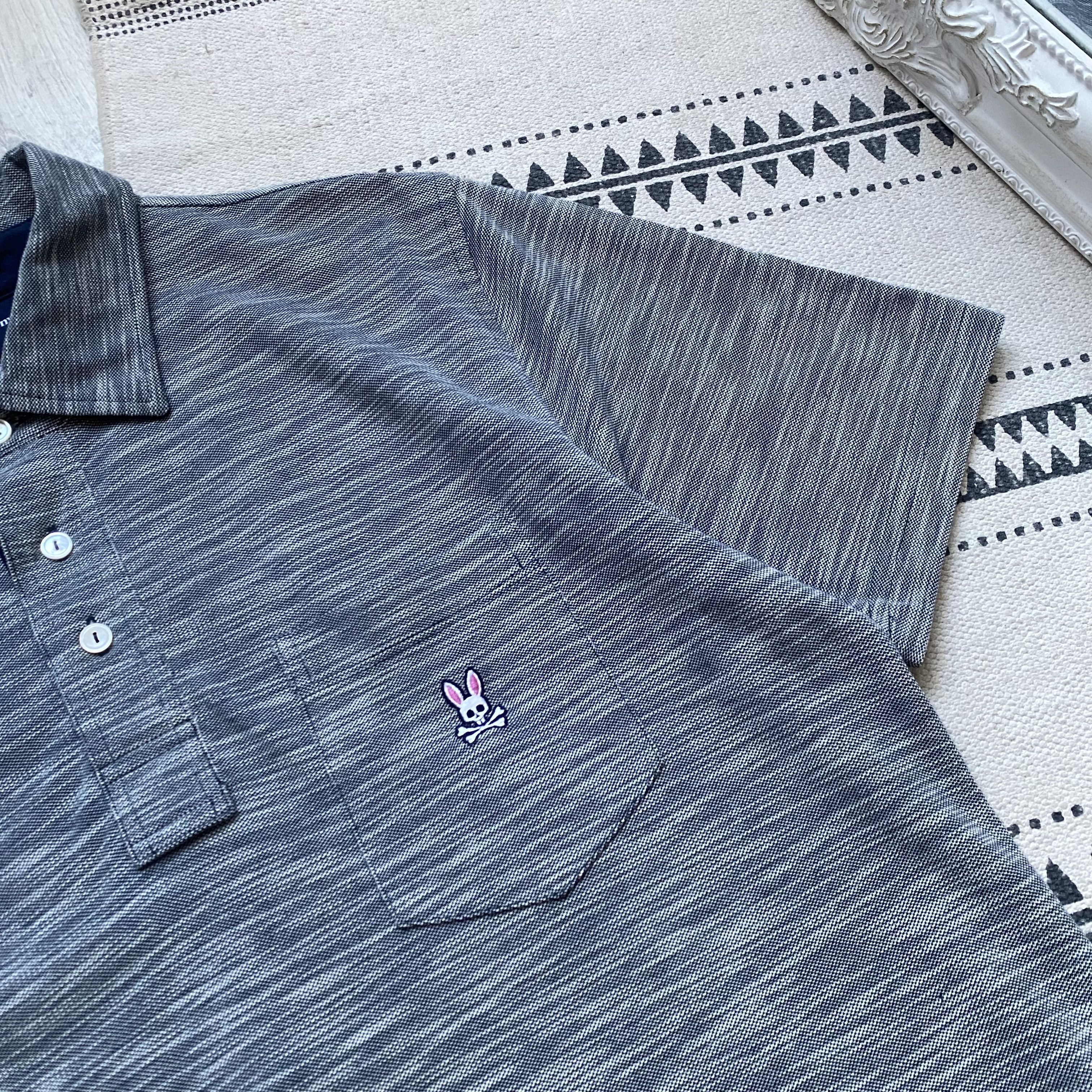 Psycho Bunny 🐰Luxury Psyho Bunny polo t-shirt \ Ralph Lauren style Size US L / EU 52-54 / 3 - 4 Thumbnail