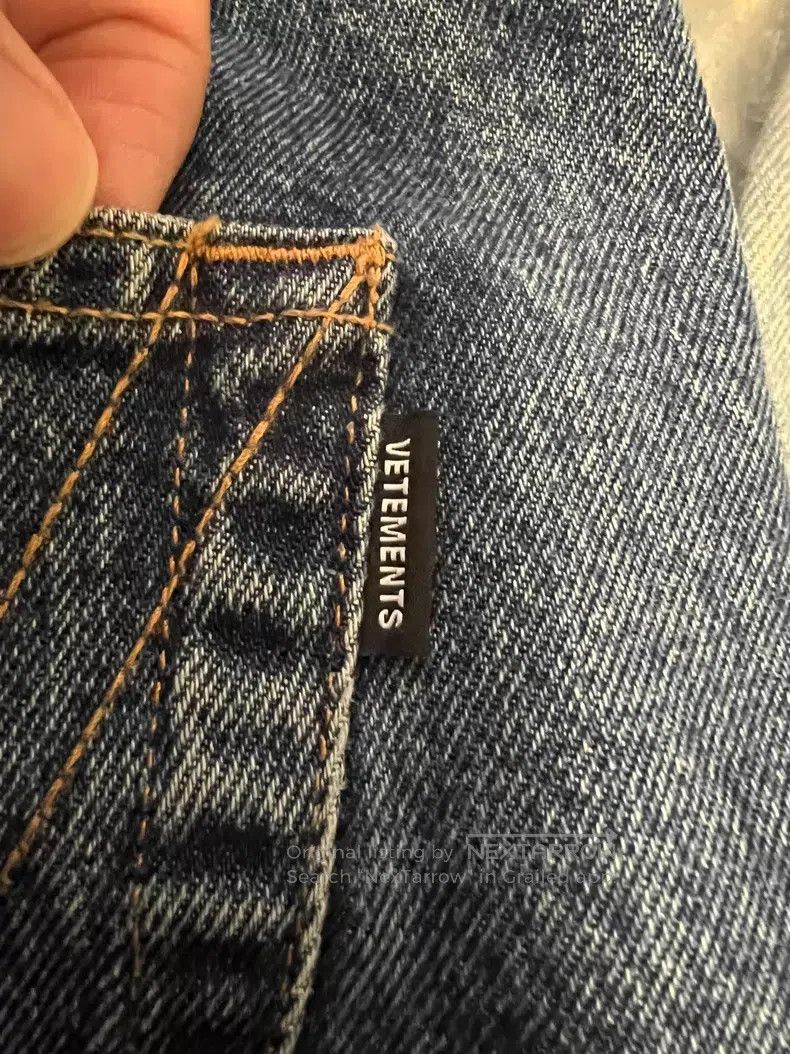 Vetements VETEMENTS size L Flame Jeans Size US 27 - 8 Thumbnail