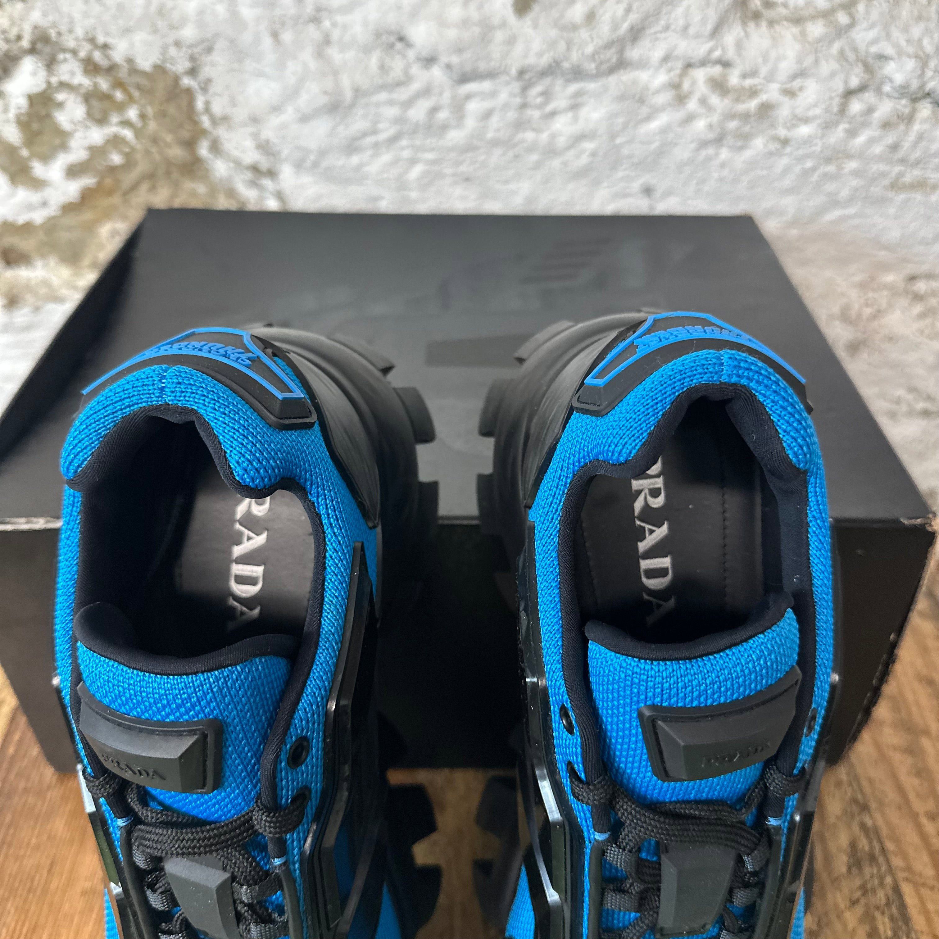 Prada Prada Cloudbust Thunder Teal Blue Black Sneaker Size 7 Size US 7 / EU 40 - 4 Thumbnail