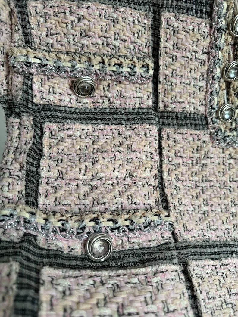 Chanel Chanel Showy tweed dress Size XXS / US 00 / IT 34 - 6 Thumbnail