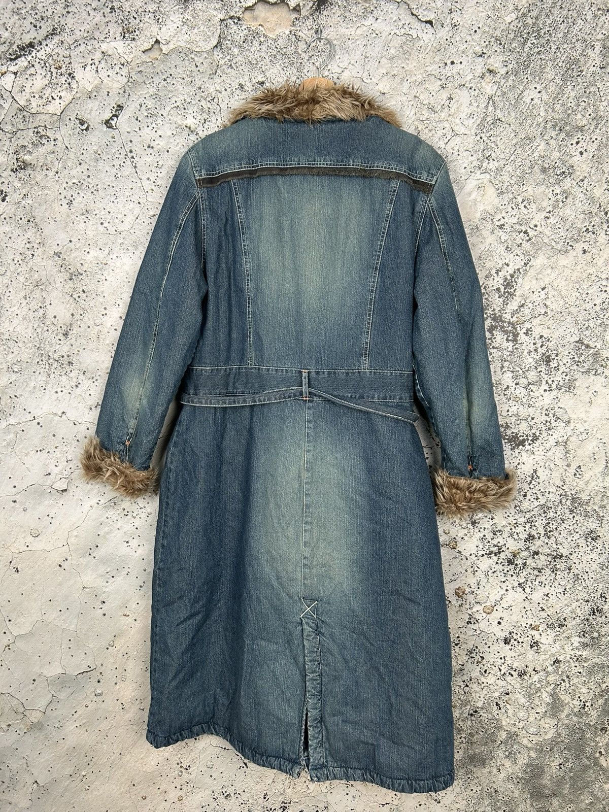 Vintage Vintage Penny Lane Jeans Fur Jacket Avant Garde Archive 90s Size L / US 10 / IT 46 - 6 Thumbnail