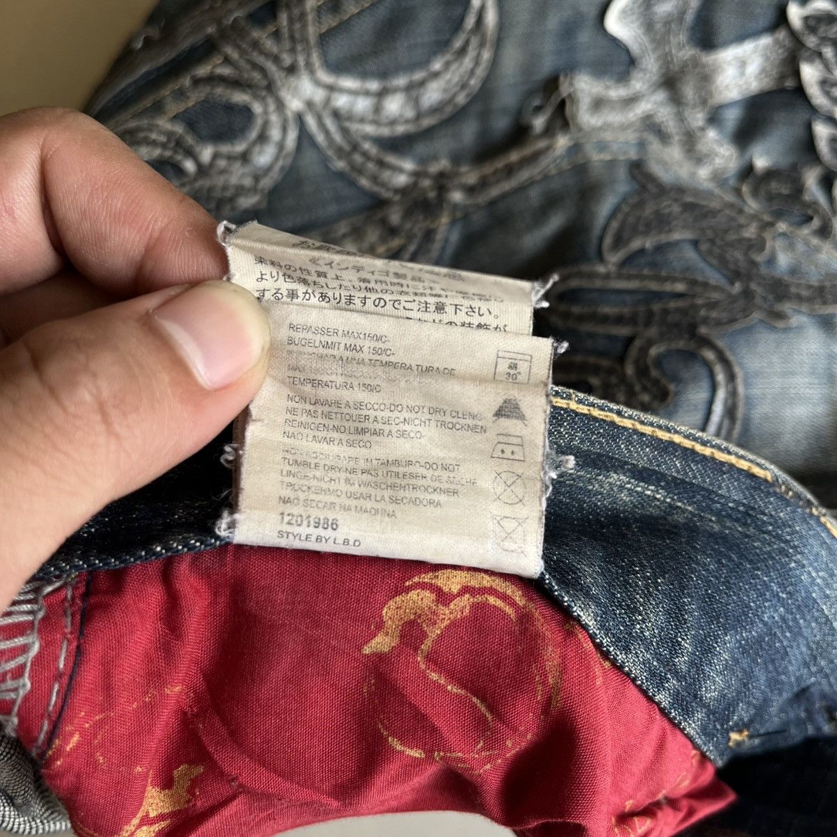 If Six Was Nine Redpapper Cross Patch Jeans Japanese Ifsixwasnine LGB style Size US 32 / EU 48 - 17 Thumbnail