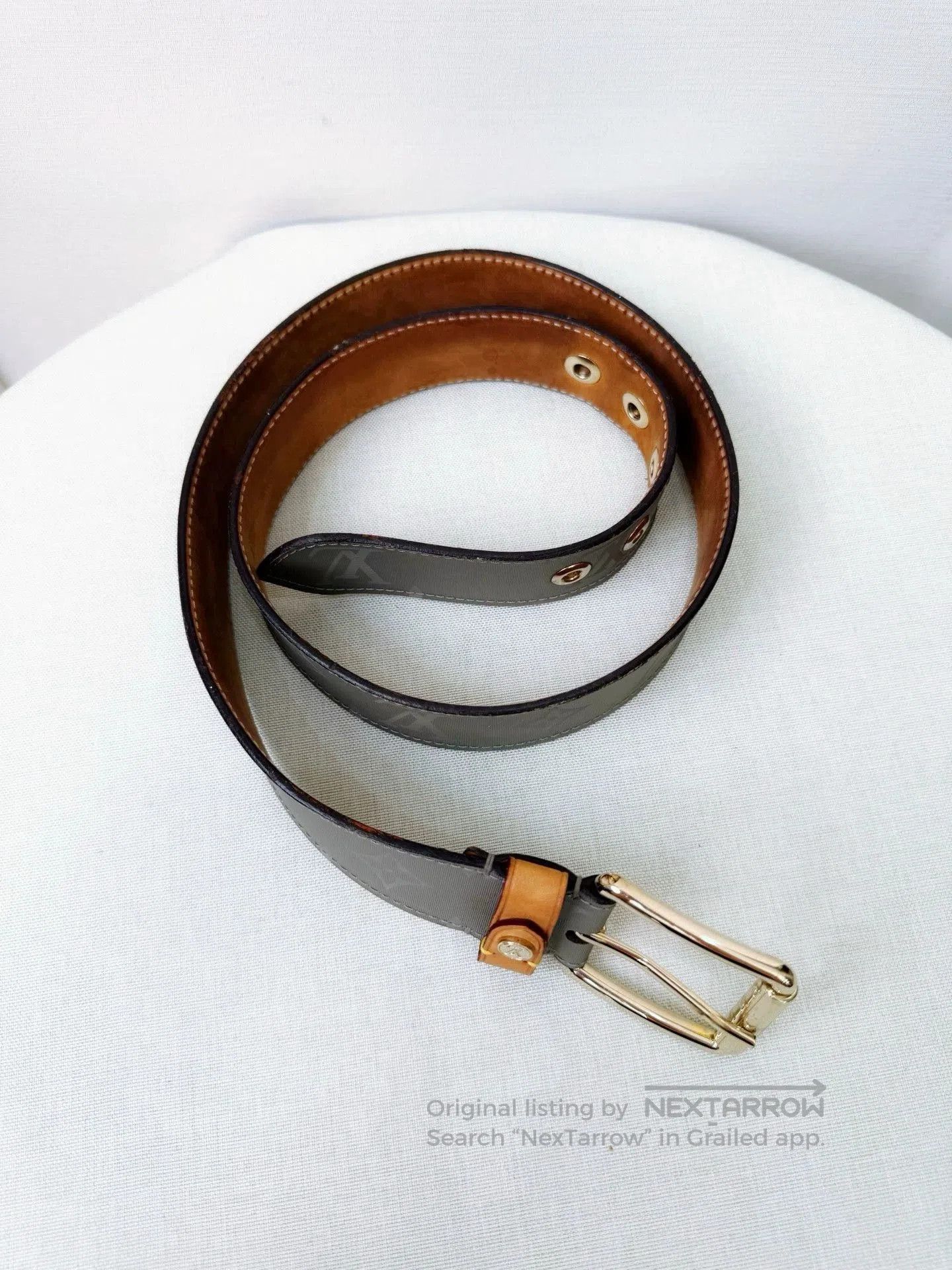 Louis Vuitton Louis Vuitton Laser Metal Buckle Belt. Size ONE SIZE - 2 Thumbnail