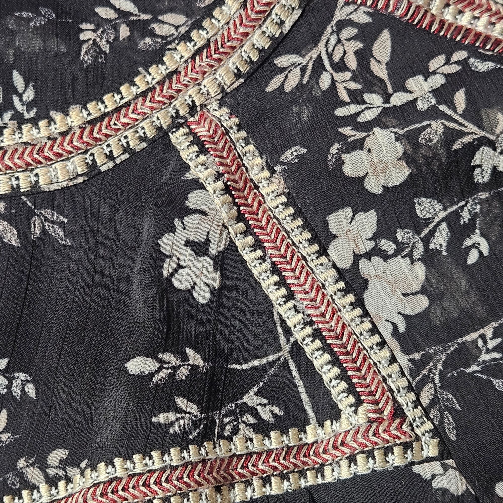 Anthropologie Anthro Daniel Rainn Women Estelle Embroidered Floral Tunic 8 Size M / US 6-8 / IT 42-44 - 9 Thumbnail