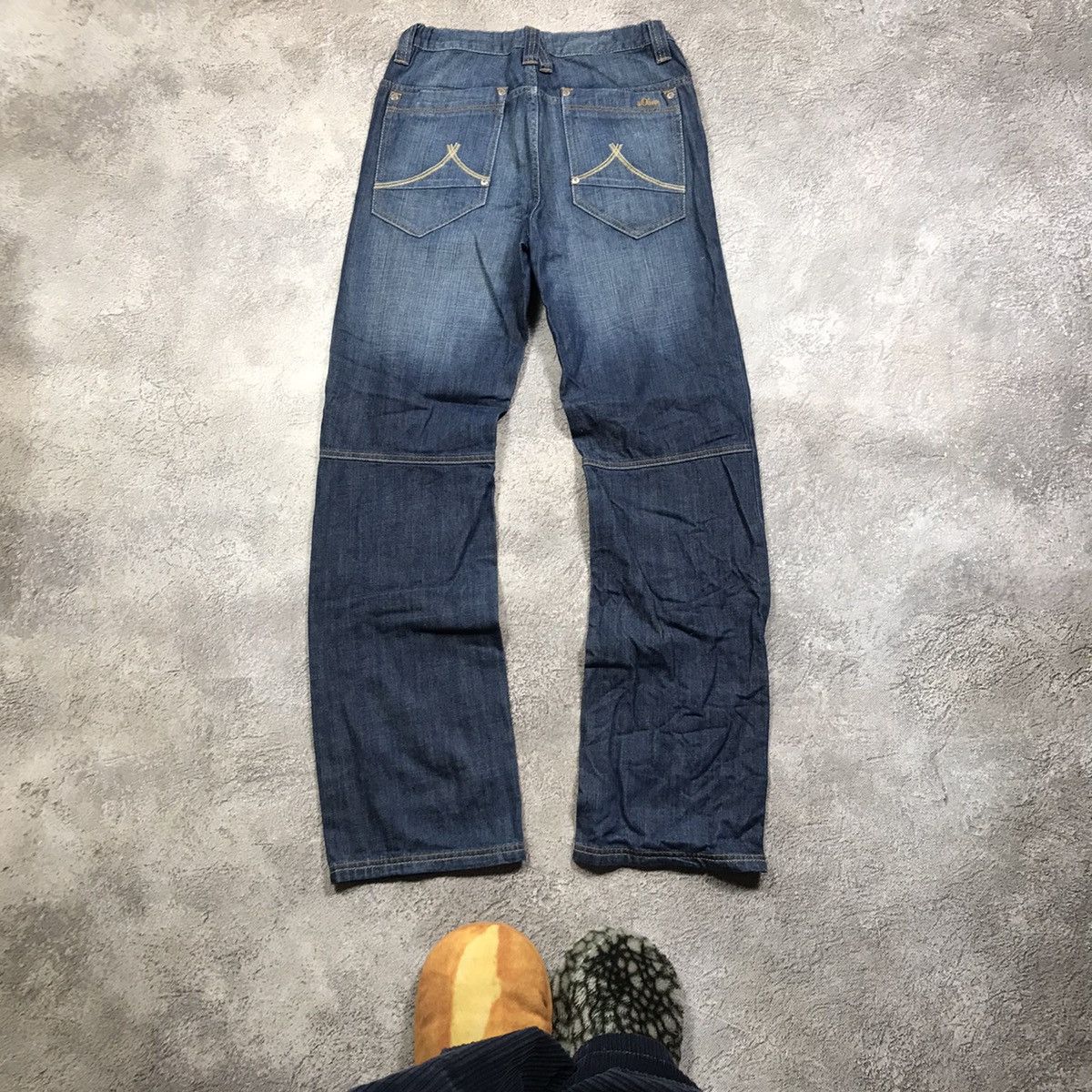 Vintage Vintage Y2K Distressed Baggy Jeans Grunge Skate Graphic 26 Size 26" / US 2 / IT 38 - 3 Thumbnail