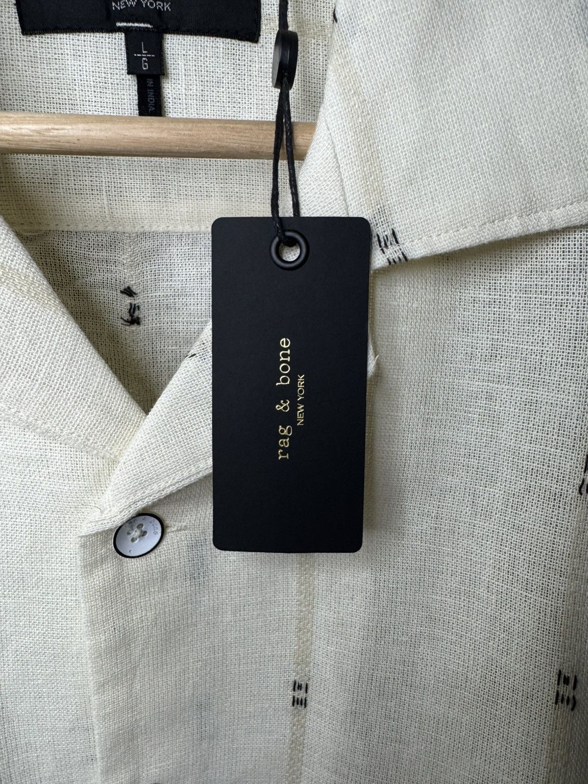 Rag & Bone Rag & Bone Avery Embroidered Camp Shirt | Gulf Remi Stripe Size US L / EU 52-54 / 3 - 6 Thumbnail