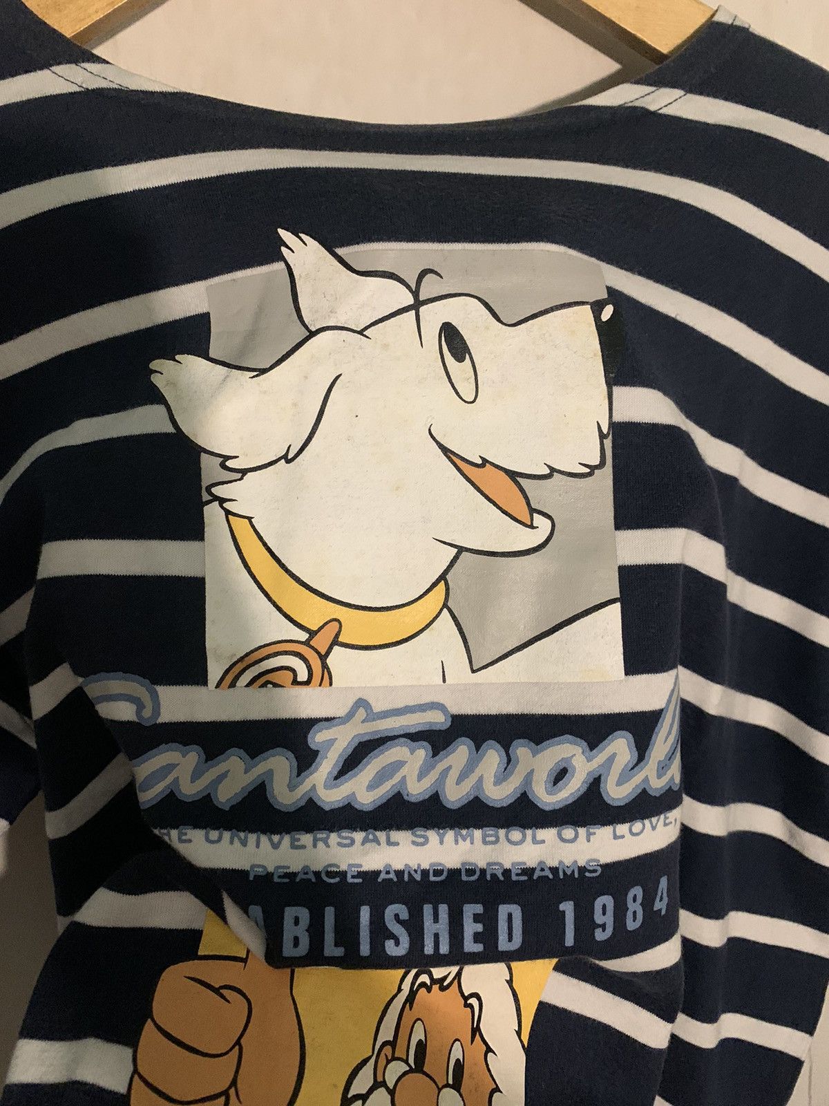 Anime × Vintage Santa word tee Size US M / EU 48-50 / 2 - 9 Thumbnail