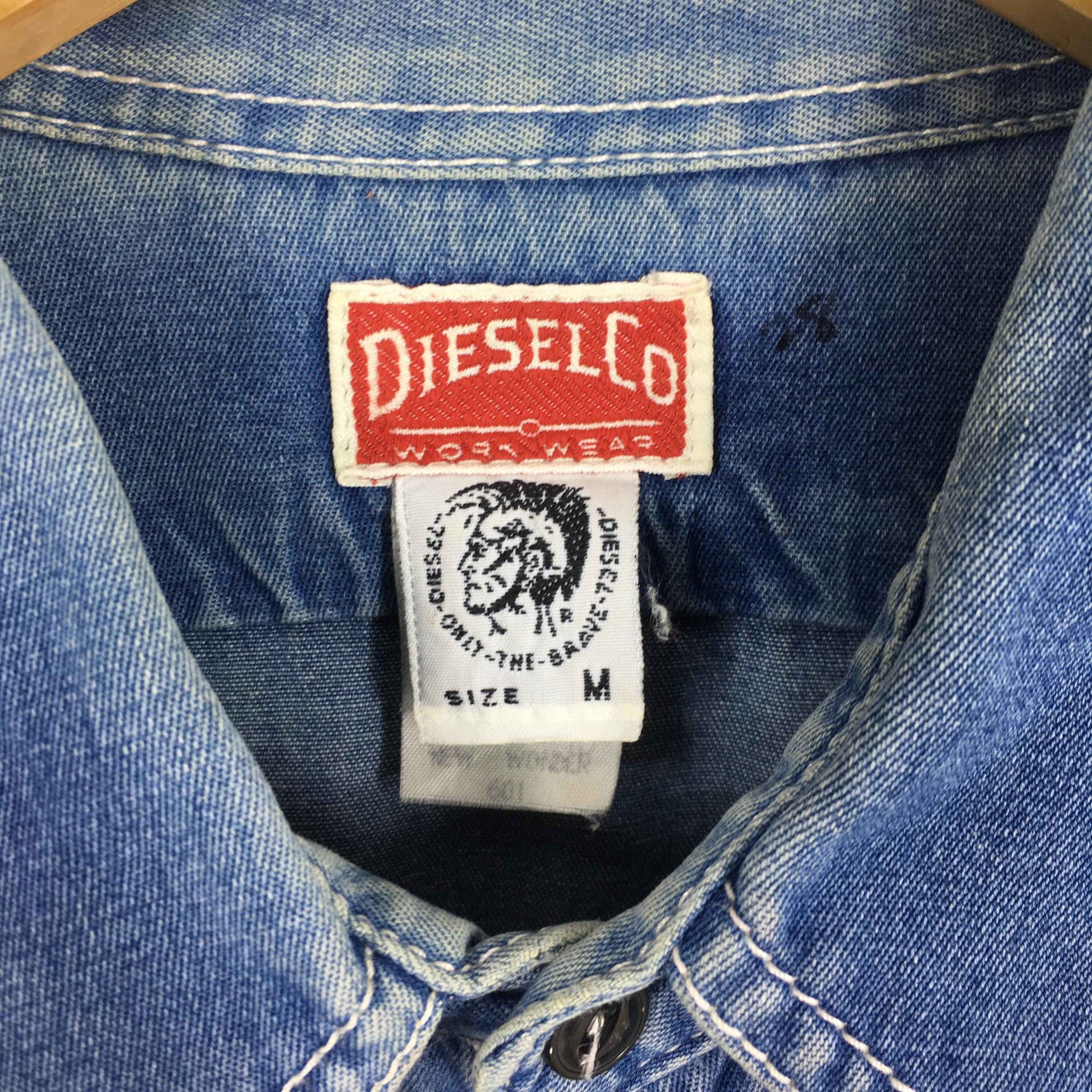 Diesel Vintage Diesel Workwear Denim Shirt Medium Size US M / EU 48-50 / 2 - 5 Thumbnail