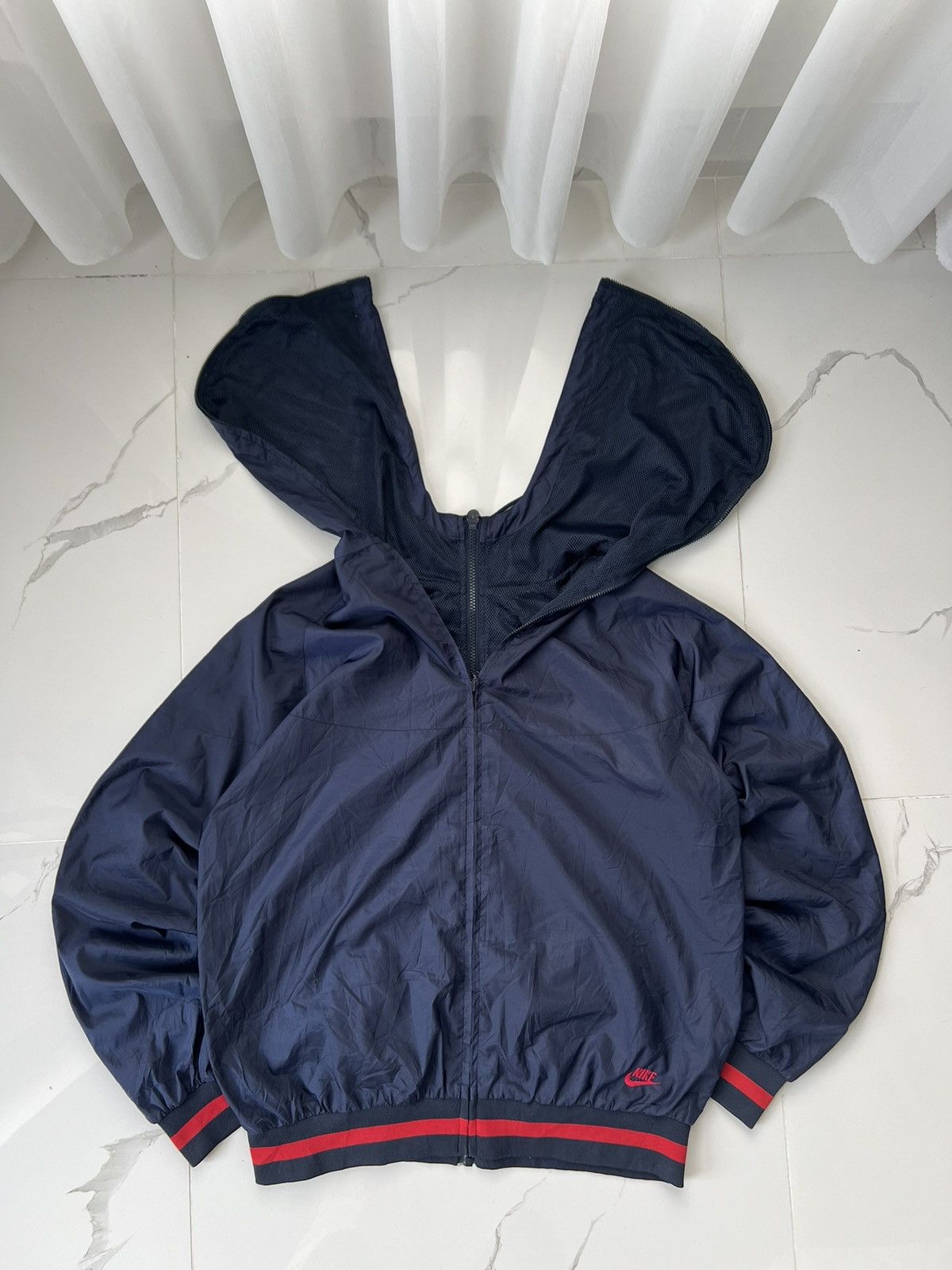 Nike × Vintage 90’s RARE FULL ZIP NIKE TRACK JACKET Y2K SWOOSH LOGO Size US M / EU 48-50 / 2 - 10 Thumbnail
