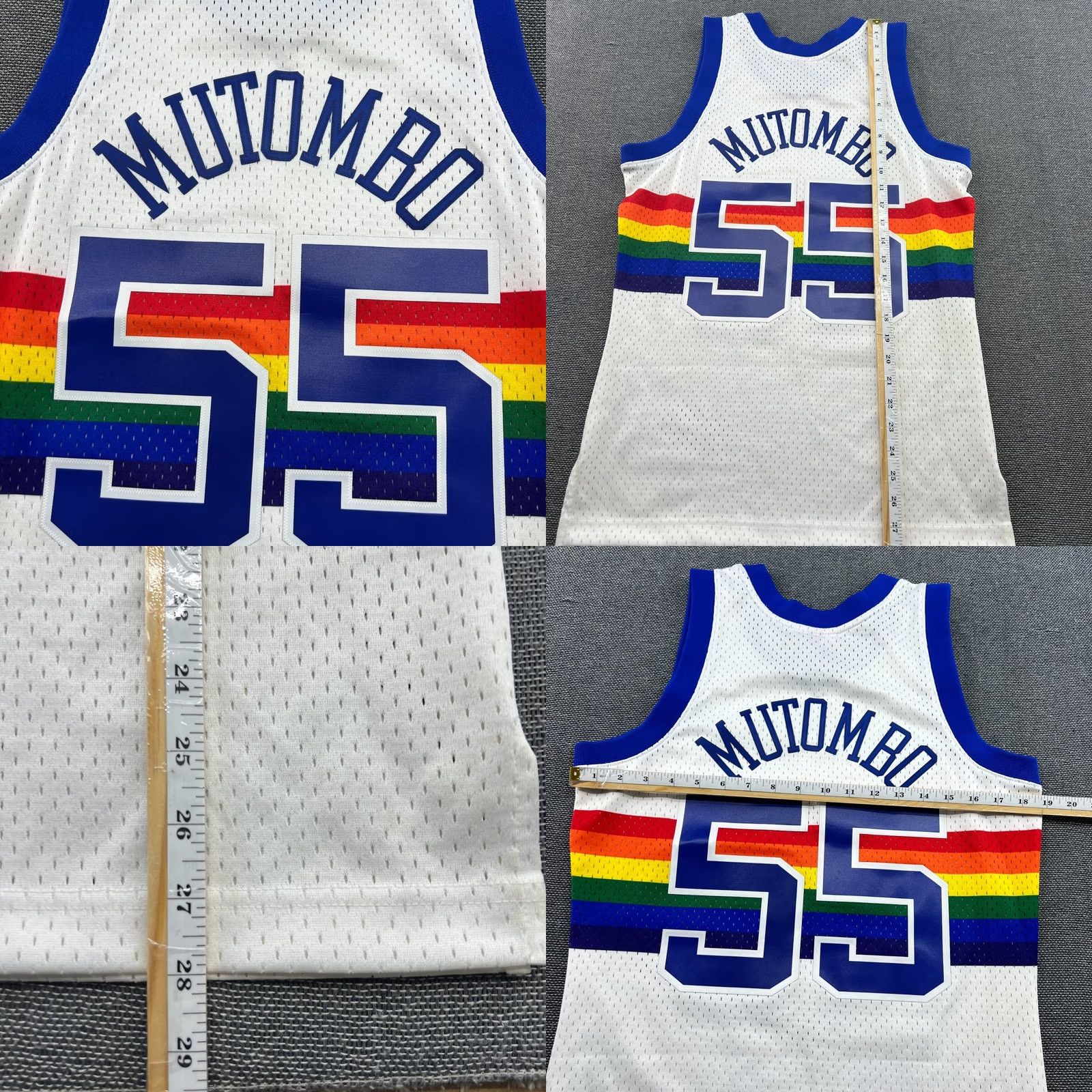 Mitchell & Ness Mitchell & Ness Denver Nuggets Jersey Mens Sz S 1991-92 Dikembe Mutombo Swingman Basketball Size US S / EU 44-46 / 1 - 9 Thumbnail
