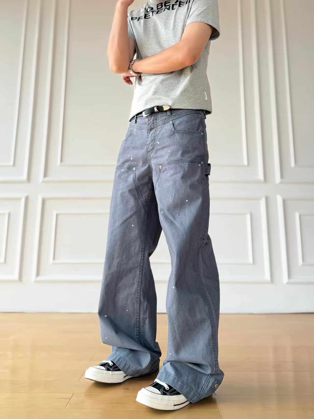 Other Relaxed-fit work pants with flared knees Size US 30 / EU 46 - 1 Thumbnail