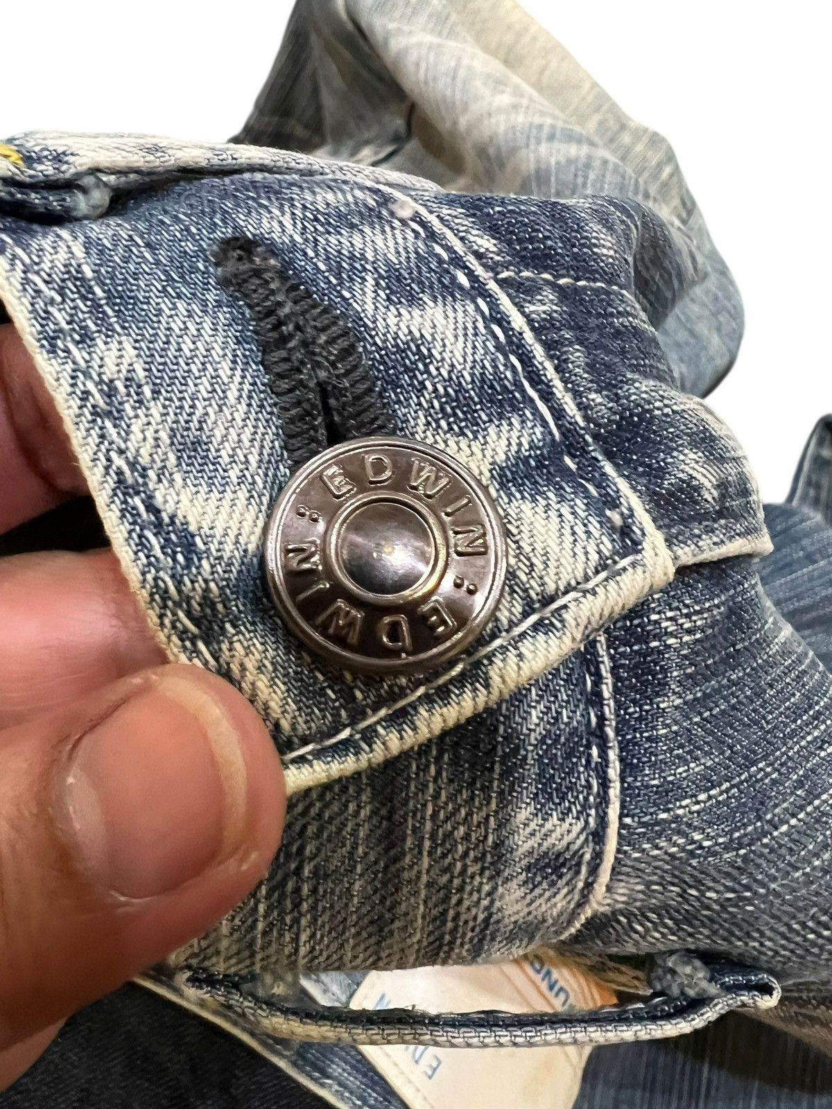 Edwin 💥Flare💥Edwin XV-Function Backle Back Faded Jean Size US 29 - 15 Thumbnail