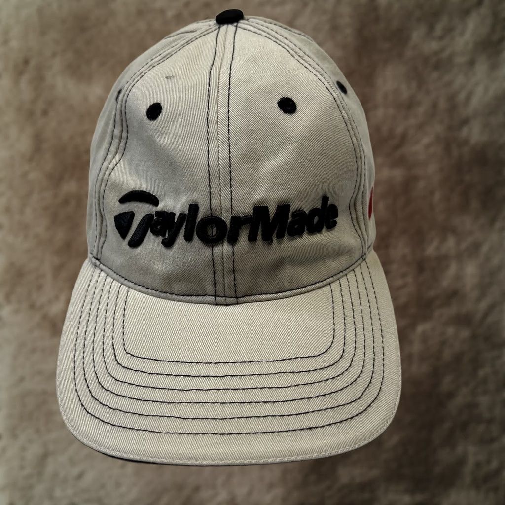TaylorMade VINTAGE TaylorMade R7 TMax Gear Cap Hat Adult Adjustable Beige 100% Cotton Size ONE SIZE - 1 Thumbnail