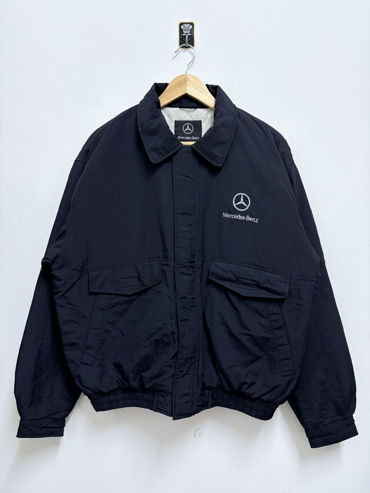 Vintage Vintage 90’s Mercedes-Benz Luxury Sportcars Racing Jacket Size US L / EU 52-54 / 3 - 1 Thumbnail