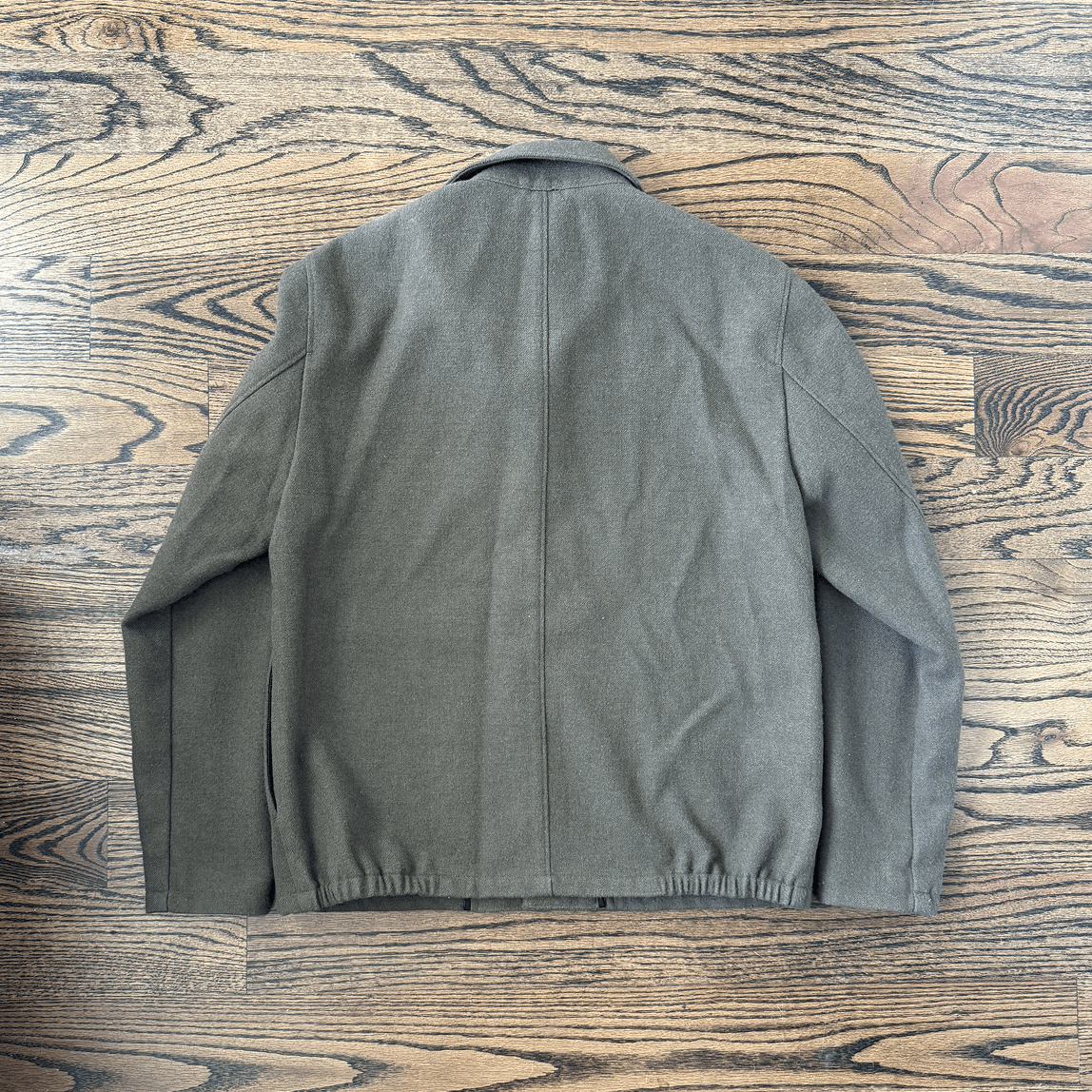Club Monaco Vintage Olive Wool Officer's Jacket Size US M / EU 48-50 / 2 - 2 Thumbnail
