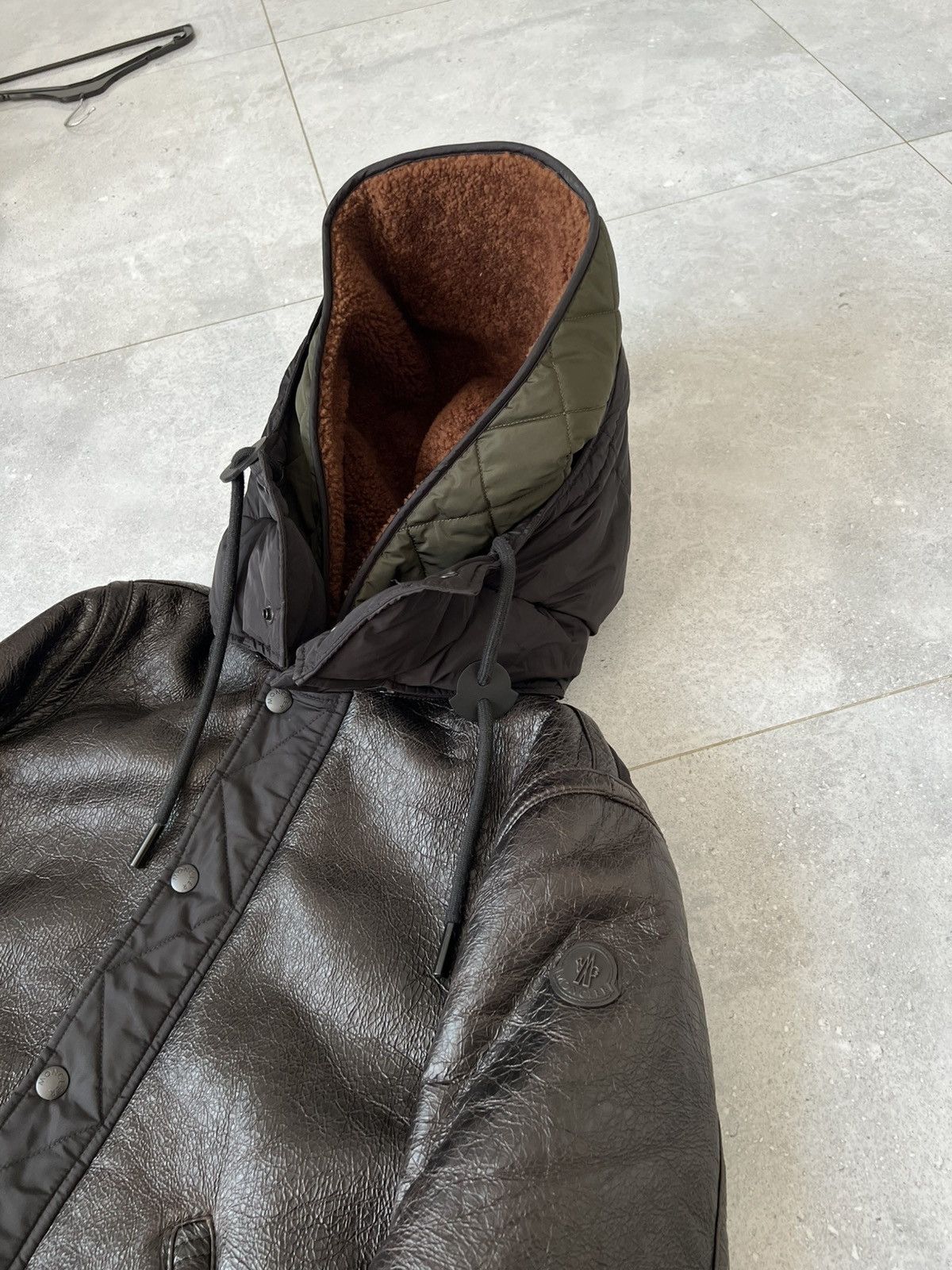 Moncler Real Leather and fur armand giubbotto Size US M / EU 48-50 / 2 - 4 Thumbnail