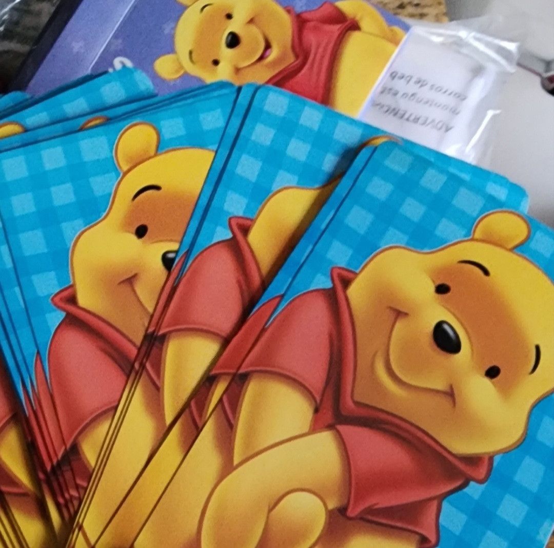 Disney NWOT Vintage BICYCLE DISNEY WINNIE THE POOH 54 Cards 3"x5" Size ONE SIZE - 3 Thumbnail
