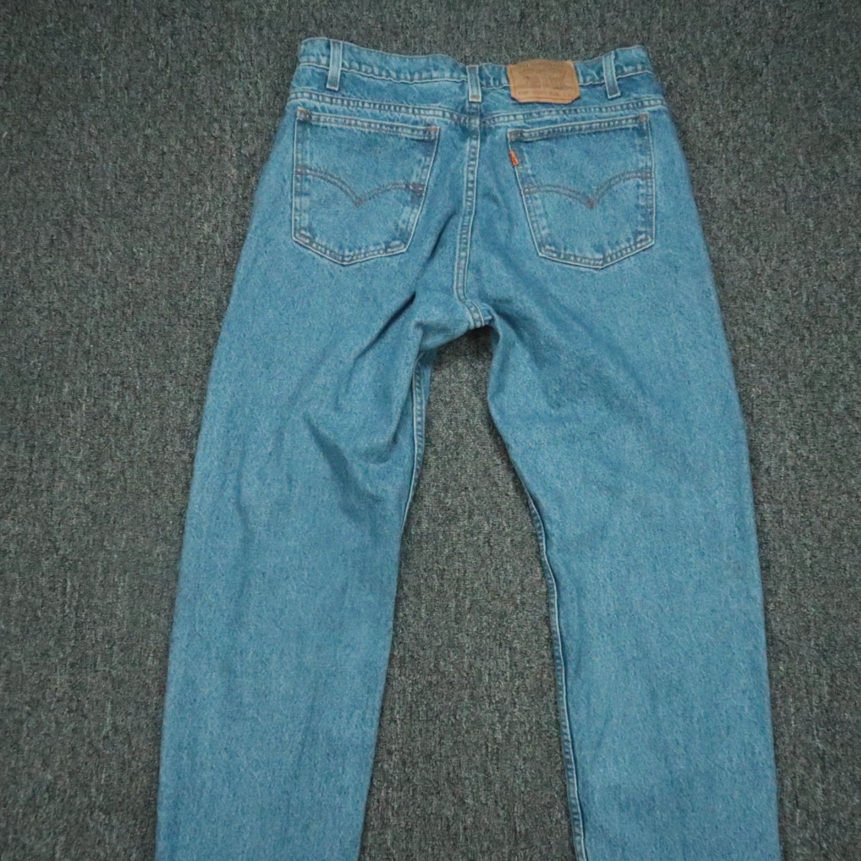 Levi's VINTAGE Levi's Jeans Mens 33x30 Blue 505 Orange Tab Straight 5 Pocket 90s Y2K Size US 33 - 4 Thumbnail