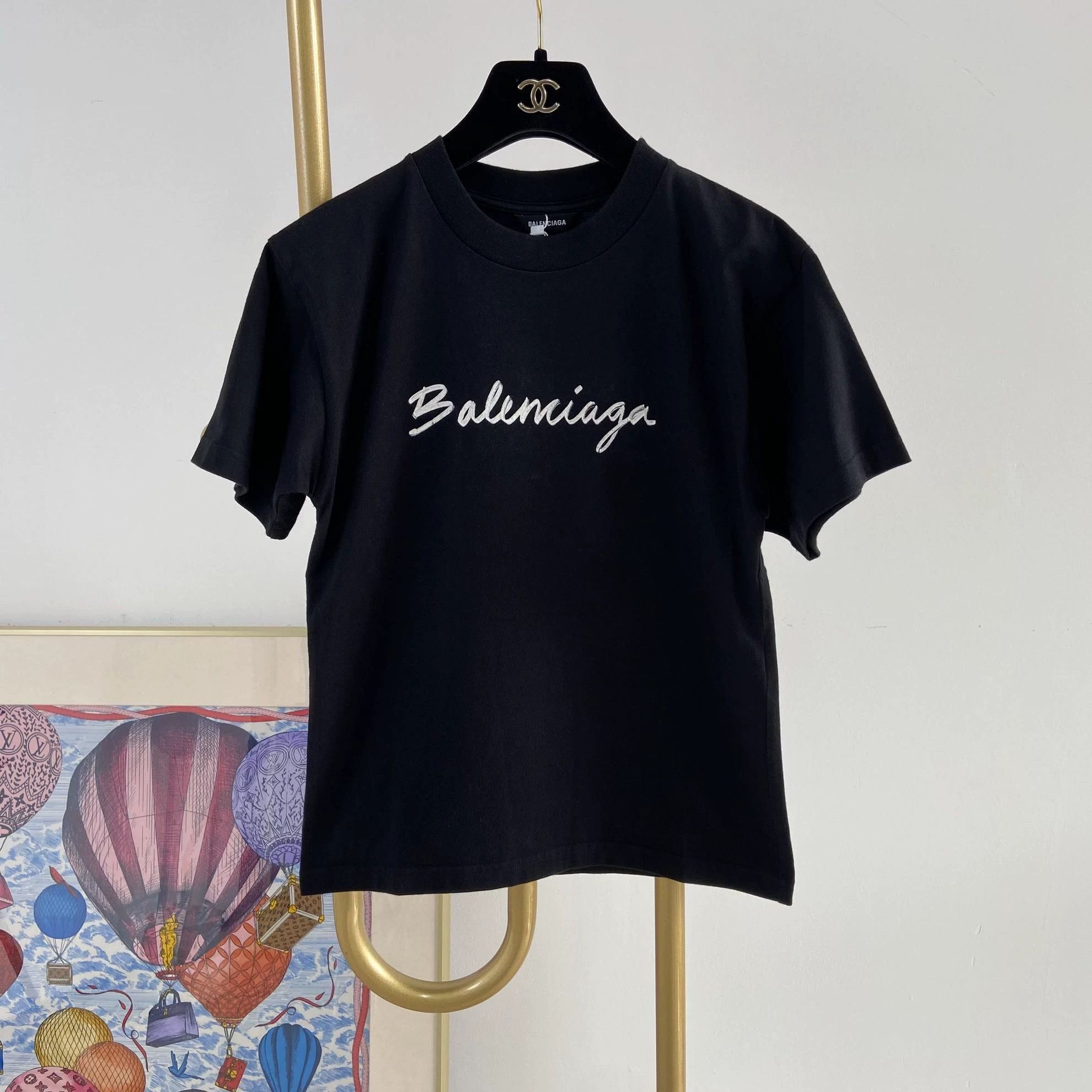 Balenciaga Balenciaga Black Letter Logo T-Shirt 10Y Size XXS / US 00 / IT 34 - 1 Thumbnail