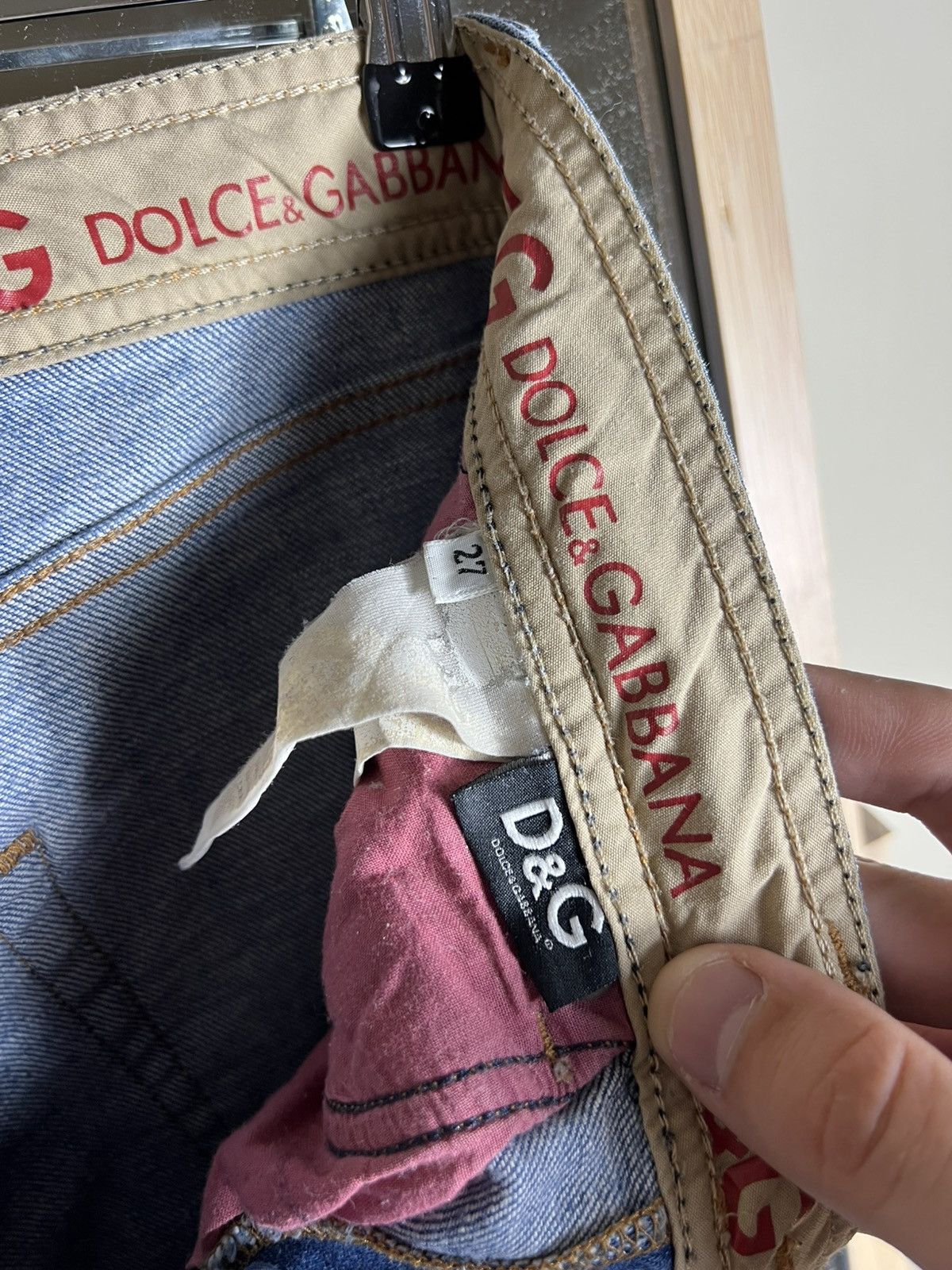 Dolce & Gabbana Vintage Dolce & Gabbana Wonder Very Tight Jeans Avantgarde Size 27" / US 4 / IT 40 - 12 Thumbnail