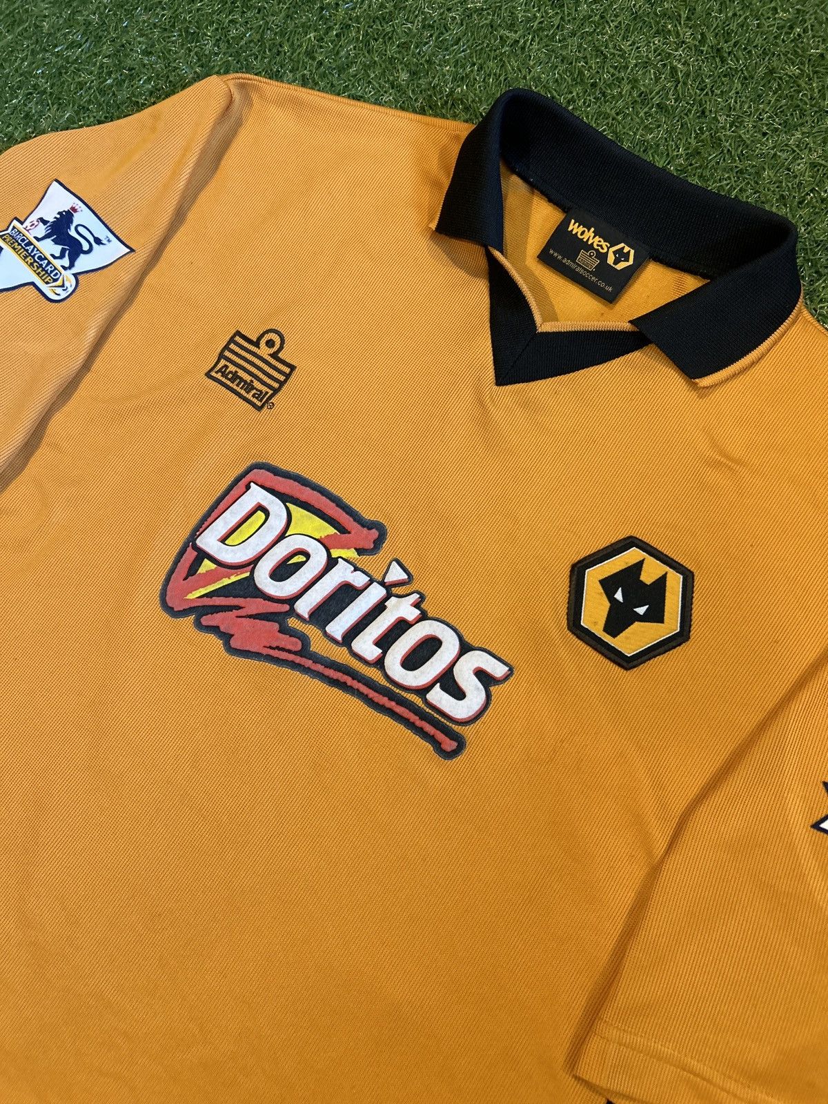 Vintage 03/04 Wolverhampton Wanderers FC Camara Home Shirt Size US L / EU 52-54 / 3 - 5 Thumbnail