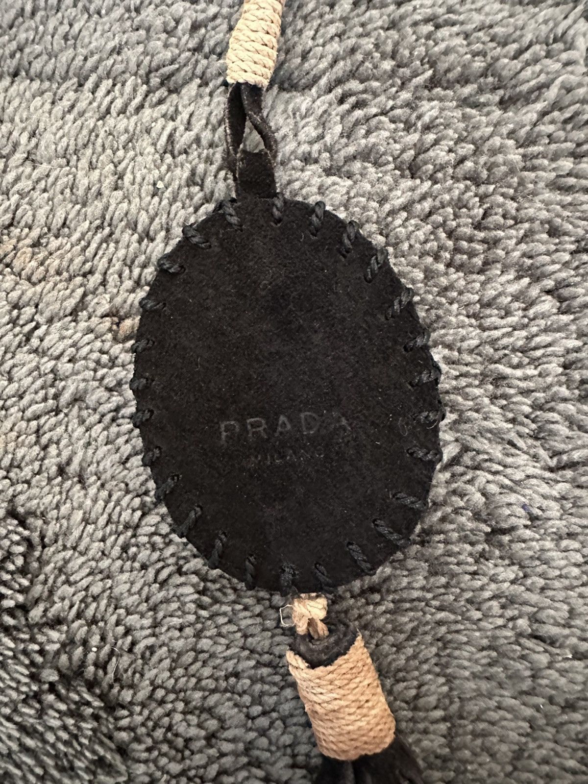 Prada Archive Prada Spring 1994 Suede Cameo Necklace Size ONE SIZE - 4 Thumbnail