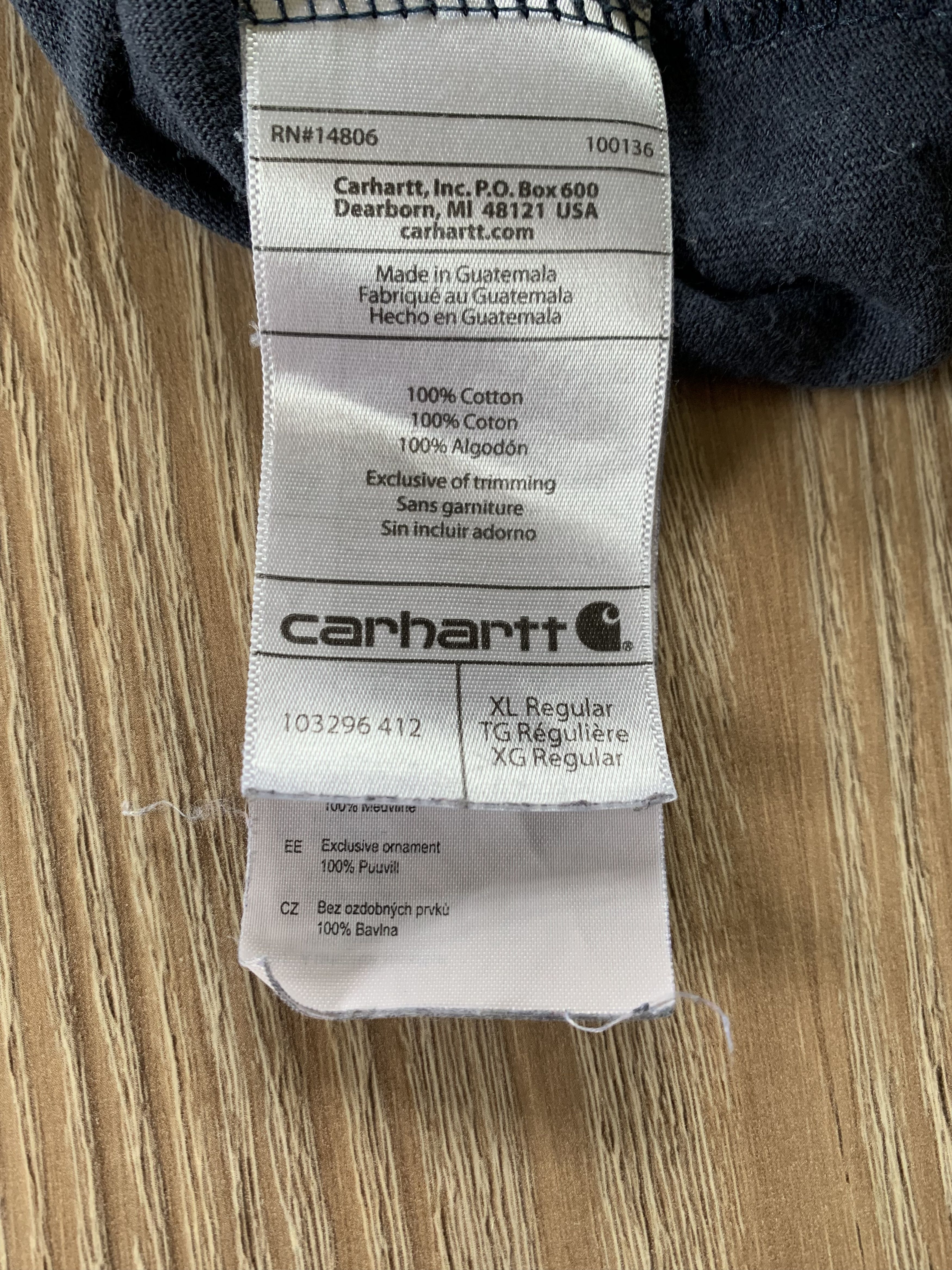 Carhartt × Vintage Vintage Carhartt Relaxed Fit Patch Pocket T-Shirt Size US XL / EU 56 / 4 - 6 Thumbnail