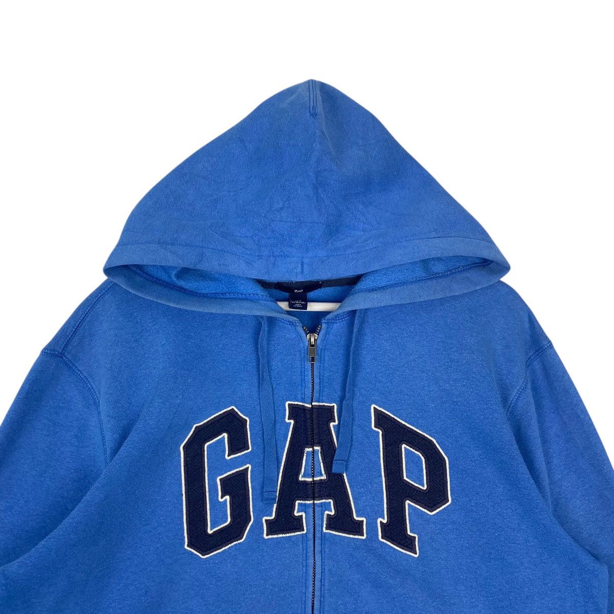 Other Vintage GAP Hoodie Full Zip Big Logo Embroidered Blue SizeM Size US M / EU 48-50 / 2 - 4 Thumbnail