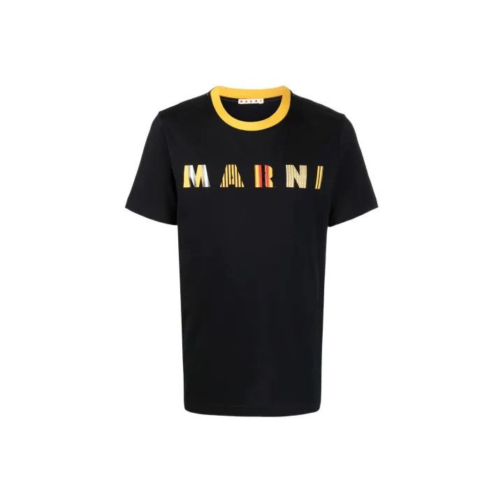 Marni SS22 Letter Print Short Sleeve T-Shirt