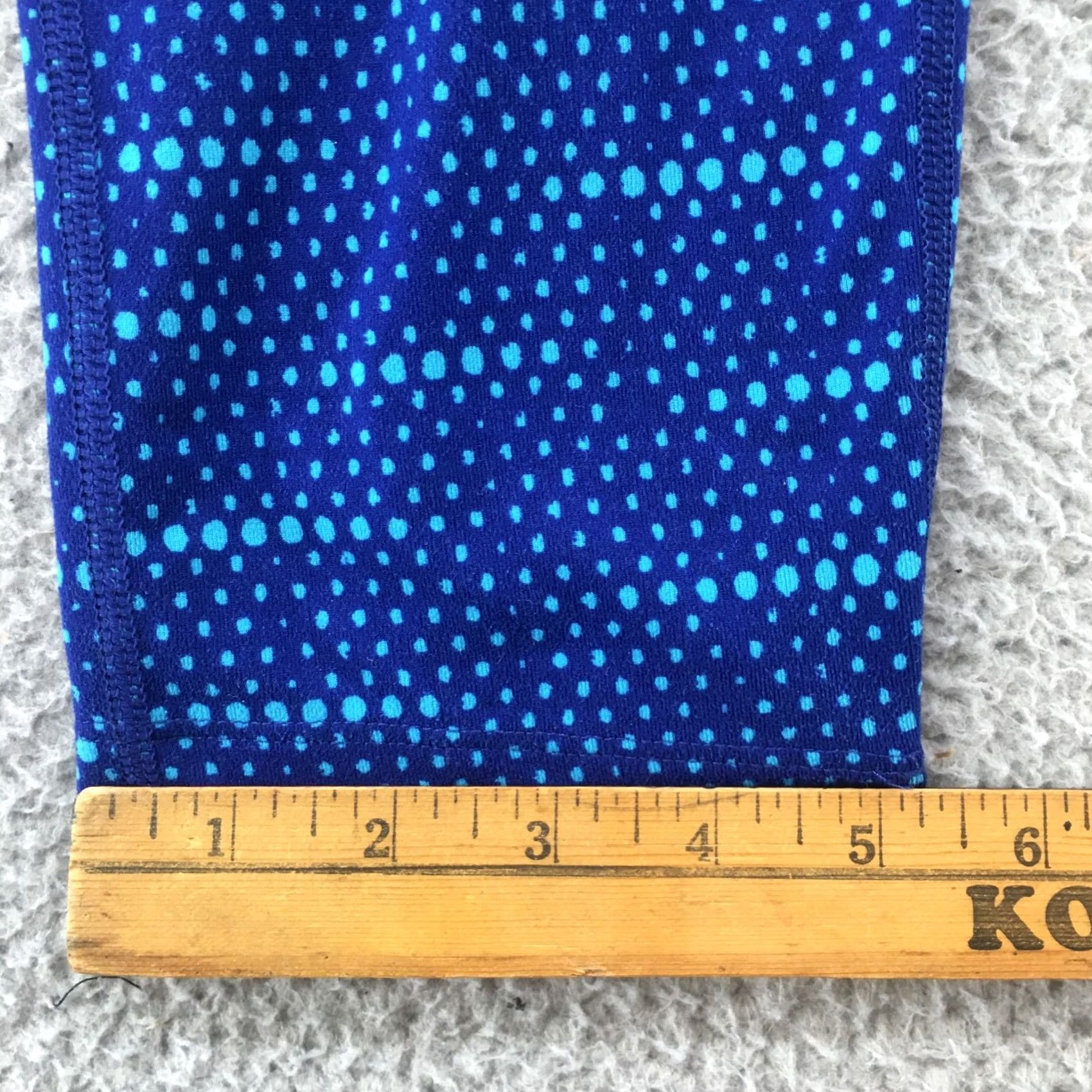 Nike Nike Dri Fit Yoga Leggings Womens Small Blue Elastic Waistband Low Rise Athletic Size 28" / US 6 / IT 42 - 7 Thumbnail