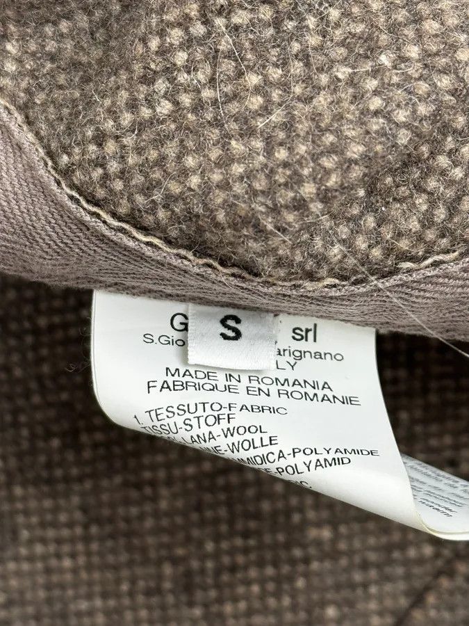 Marithe + Francois Girbaud 2000s Marithé + François Girbaud Grey Buttoned Jacket Size S / US 4 / IT 40 - 12 Thumbnail