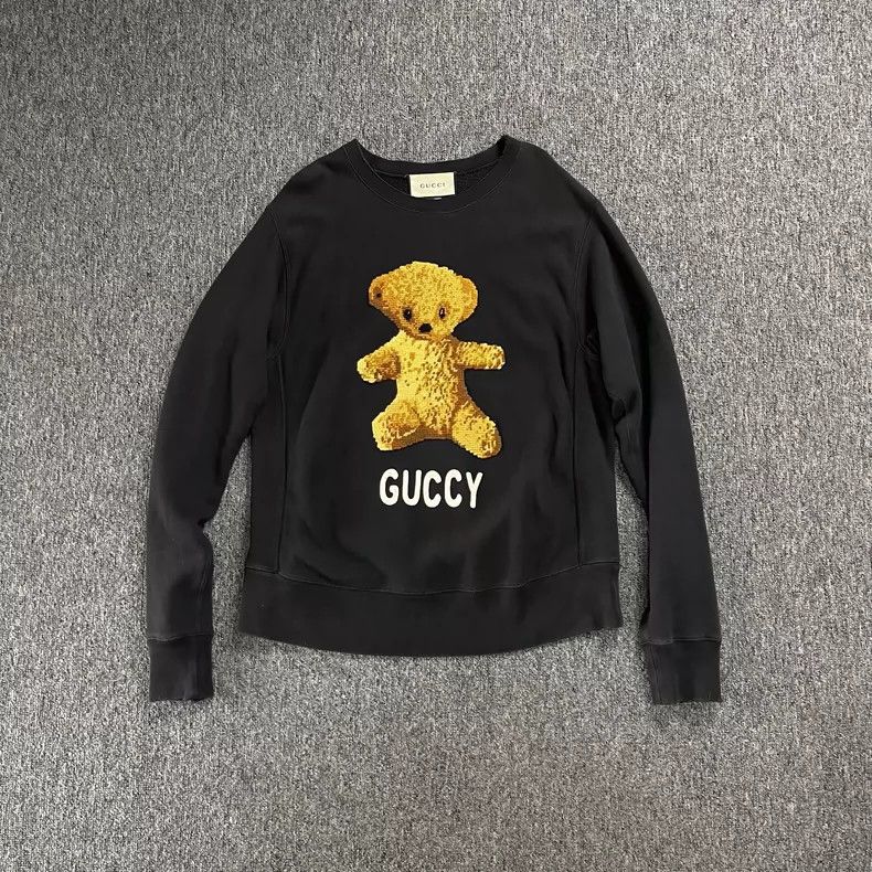 Gucci Gucci Puloover bear jacket to make old sweatshirts 2501-Nex Size US M / EU 48-50 / 2 - 1 Thumbnail