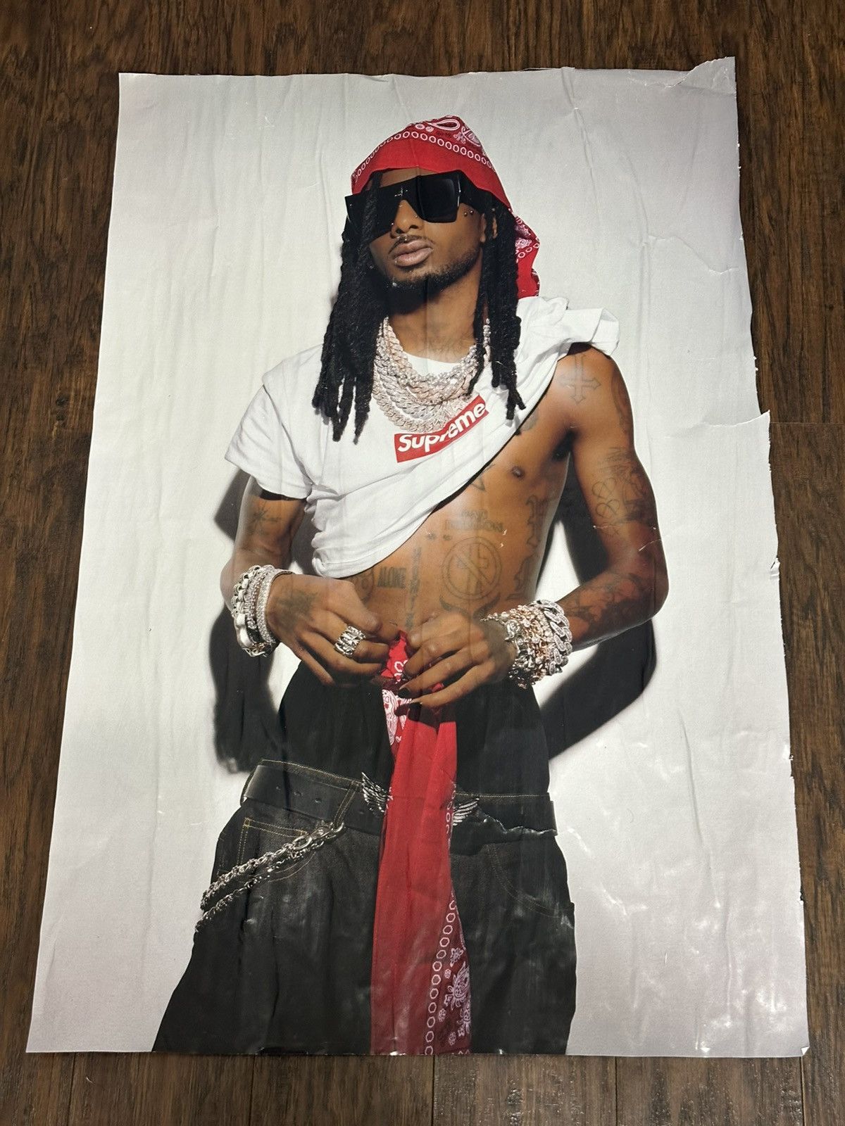 Playboi Carti Supreme 25FW ポスター Supreme x Playboi Carti FW25 Poster