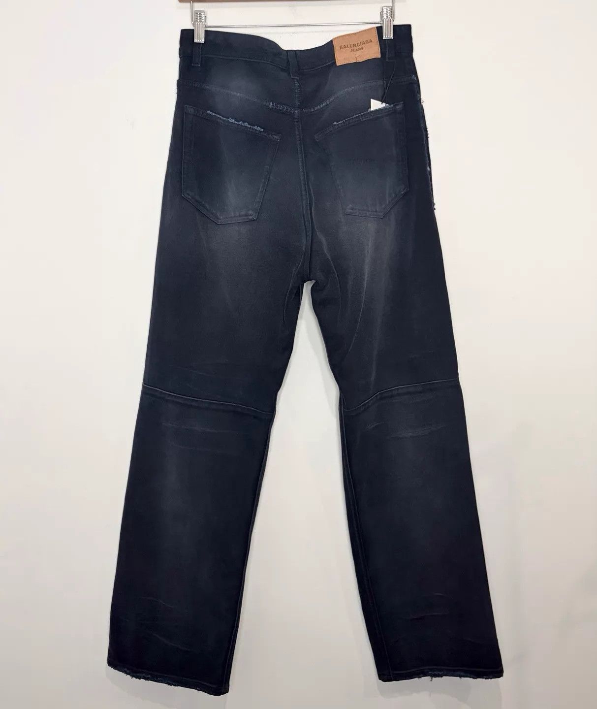 Balenciaga Balenciaga SS26 Distressed Wide Leg Jeans Men's 30 Size US 30 / EU 46 - 2 Thumbnail
