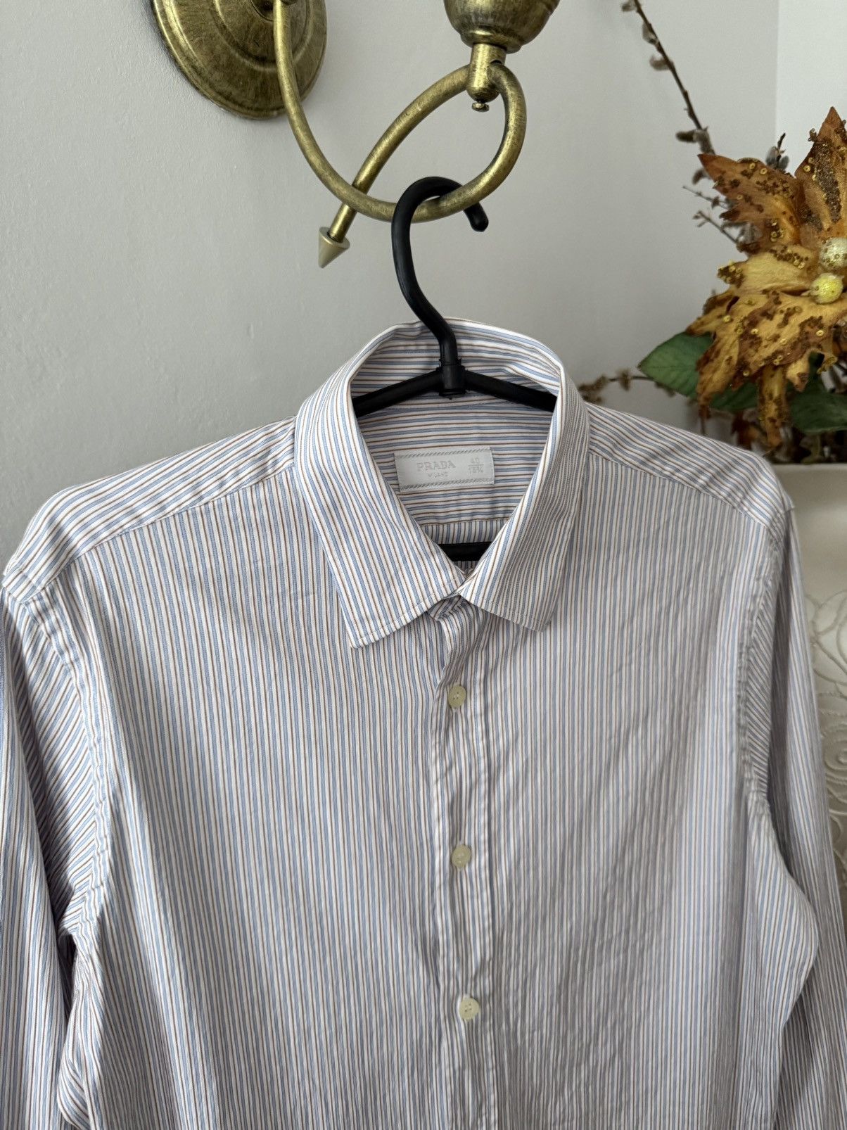 Prada Vintage Prada Button Up Shirt Size US M / EU 48-50 / 2 - 3 Thumbnail