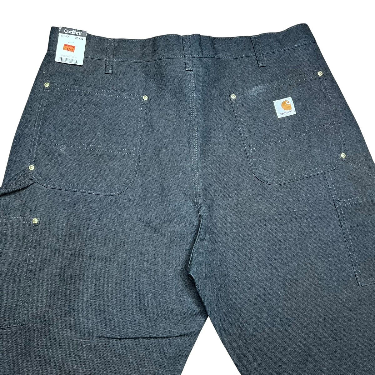 Carhartt Vintage Carhartt B01 BLK Double Knee Black Carpenter Pants Size US 38 / EU 54 - 11 Thumbnail