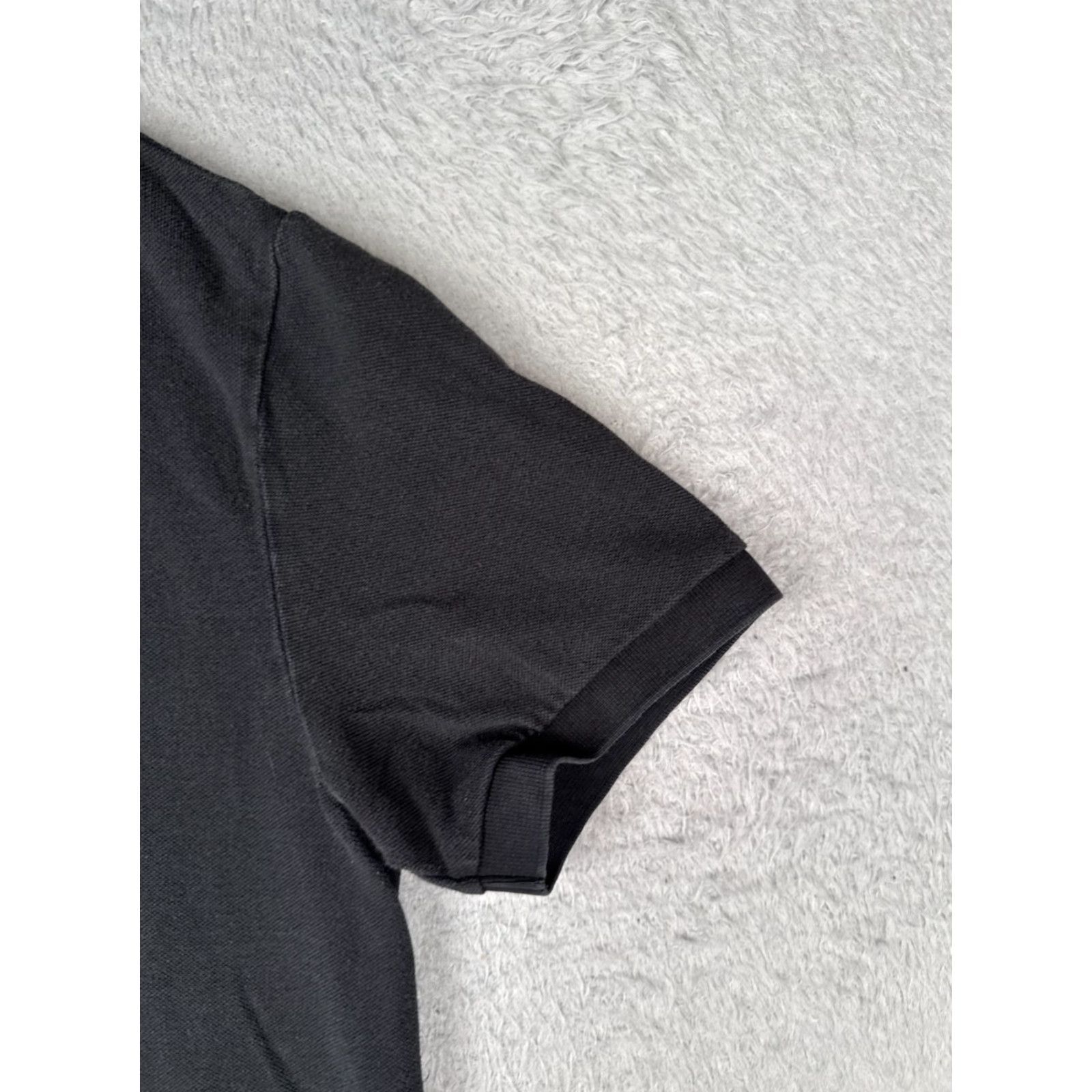 Tommy Hilfiger Tommy Hilfiger Polo Shirt Men Large Black Short Sleeve Custom Fit Cotton Size US L / EU 52-54 / 3 - 2 Thumbnail