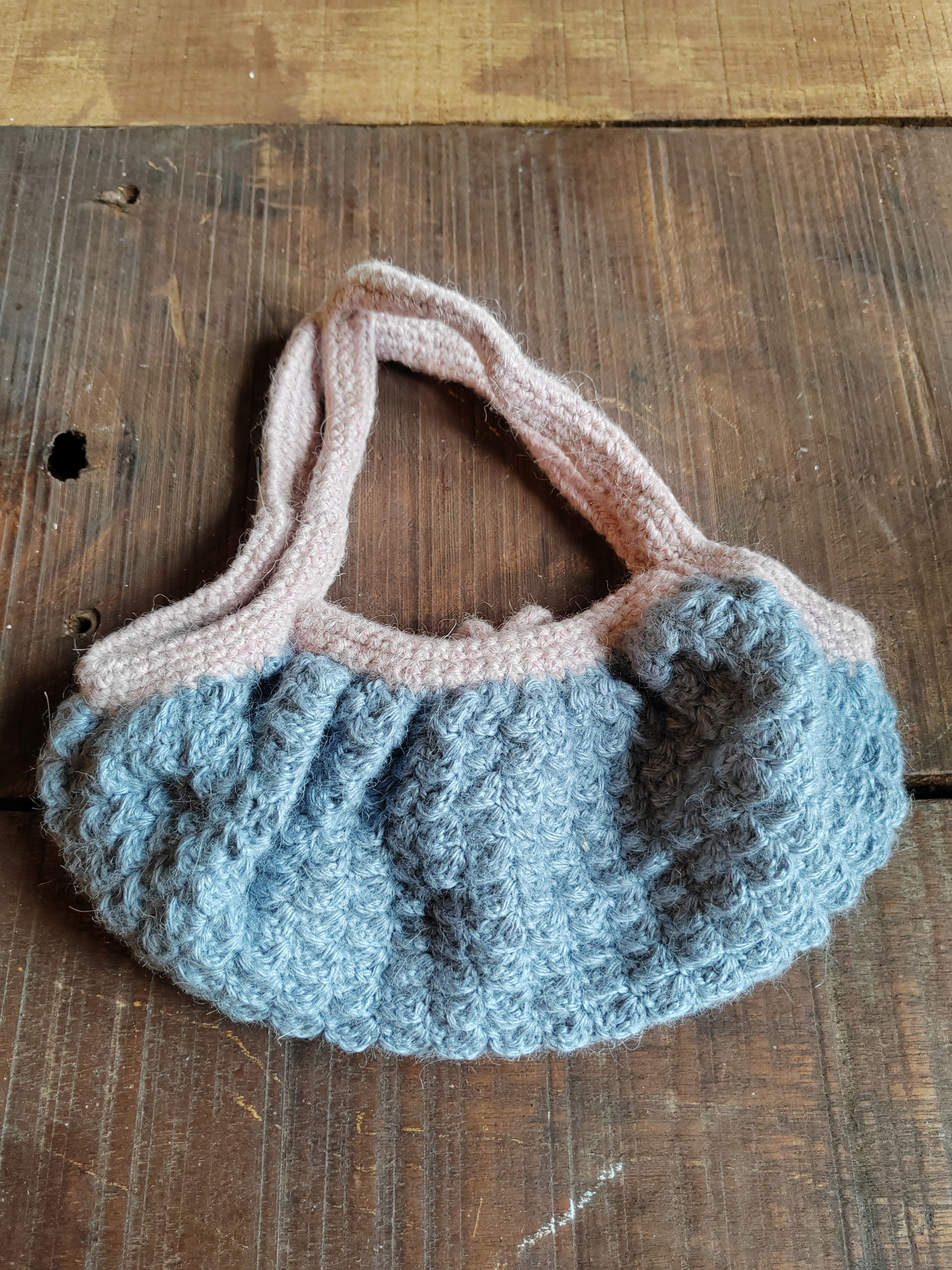 Japanese Brand Vintage Crochet Knitted handmade Handbag (Kids Size) Size ONE SIZE - 4 Thumbnail