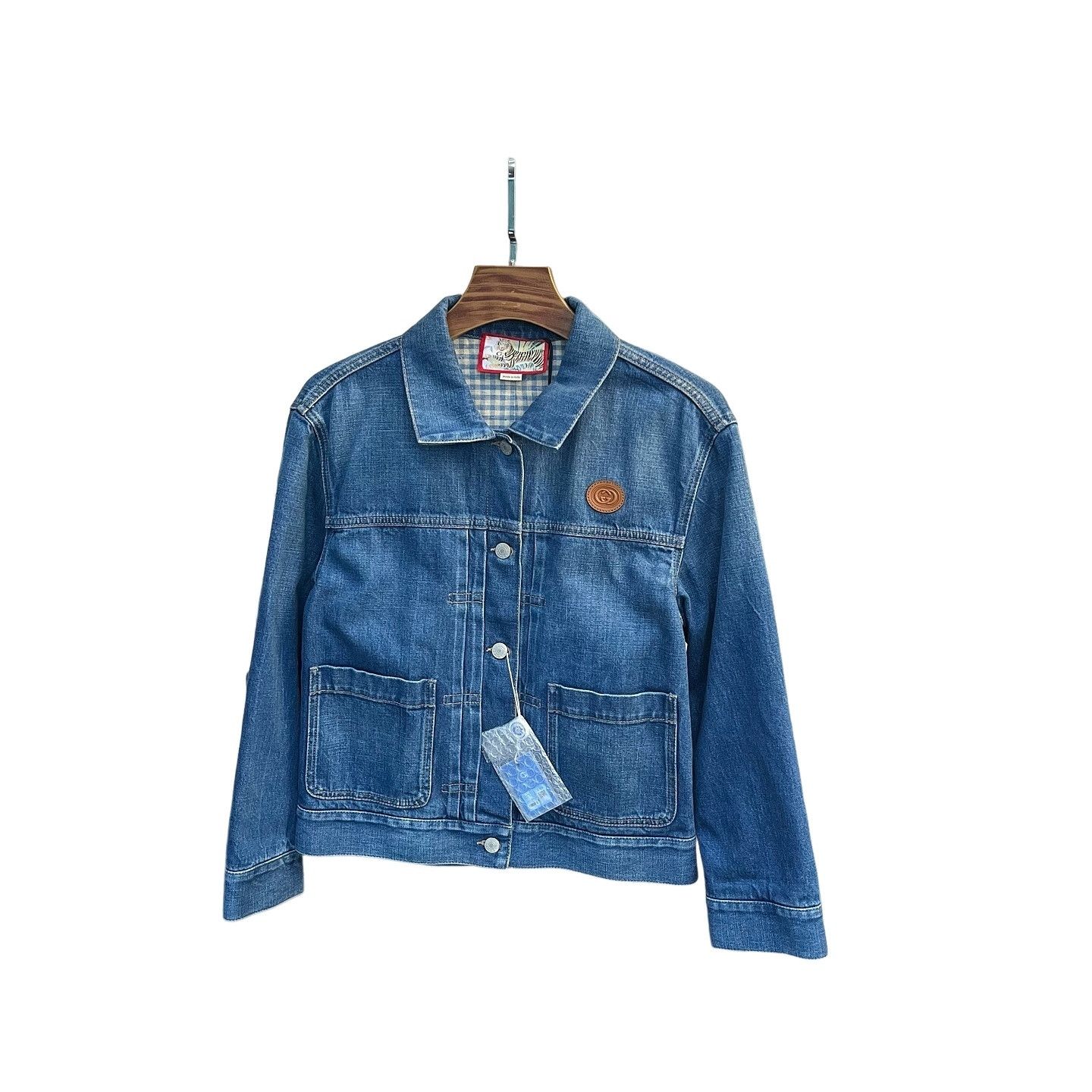 Gucci Gucci Gold Button Denim Jacket Size IT 38 | Grailed