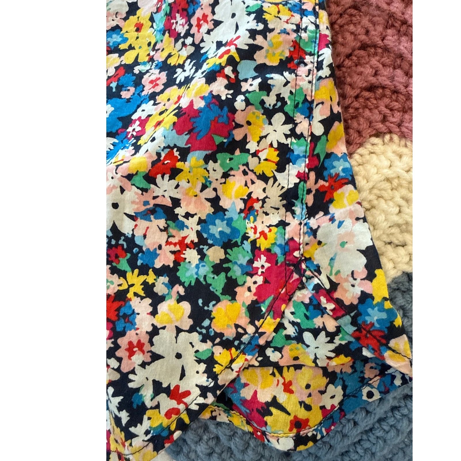 Talbots Talbots Floral Button Down Lng Sleeve Ruffle Collar Blouse,M Size M / US 6-8 / IT 42-44 - 9 Thumbnail