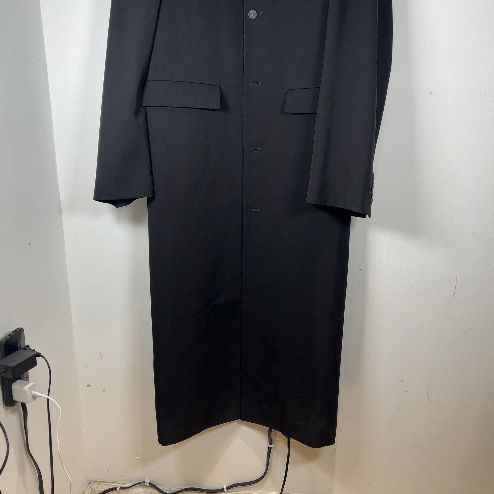 Balenciaga Balenciaga Barathea Black Duster Trench Coat Size US M / EU 48-50 / 2 - 11 Thumbnail
