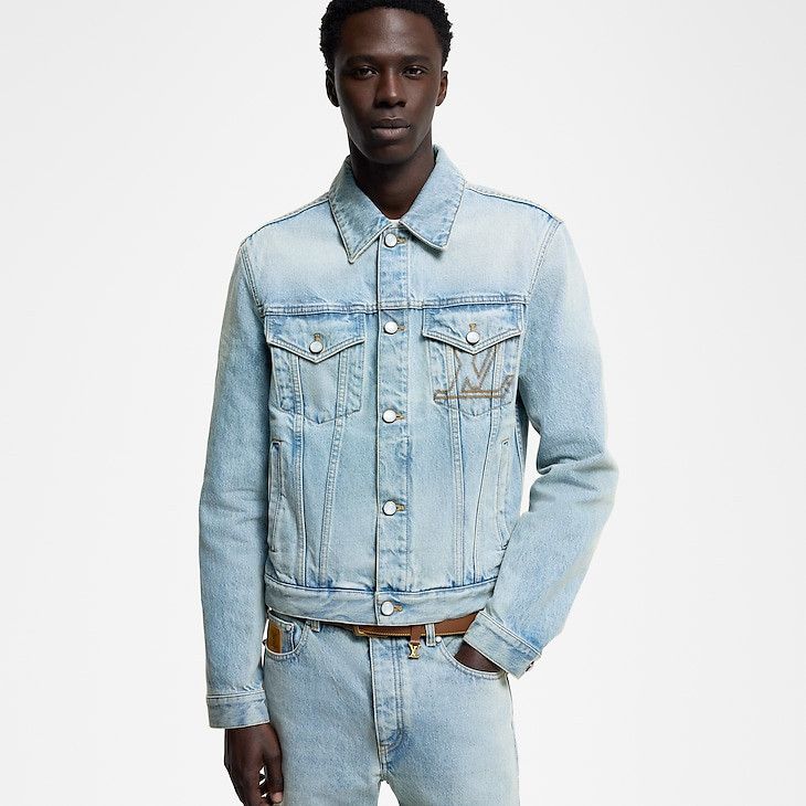 Louis Vuitton Denim Trucker Jacket Size US M / EU 48-50 / 2 - 1 Thumbnail