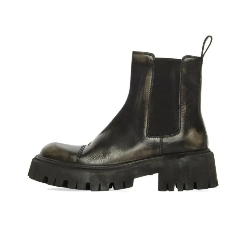 Balenciaga o1la1rc1a1024 Tractor Chelsea Boots in Black Size US 12 / IT 42 - 2 Thumbnail