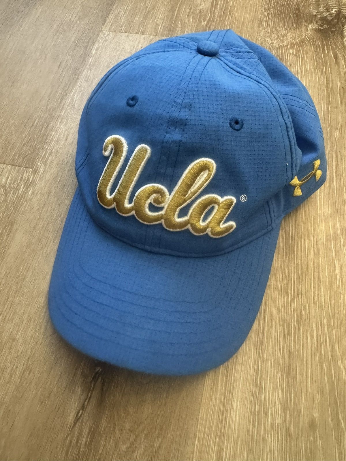 Under Armour UCLA Bruins Cursive Logo Ball Cap Los Angeles College Size ONE SIZE - 3 Thumbnail