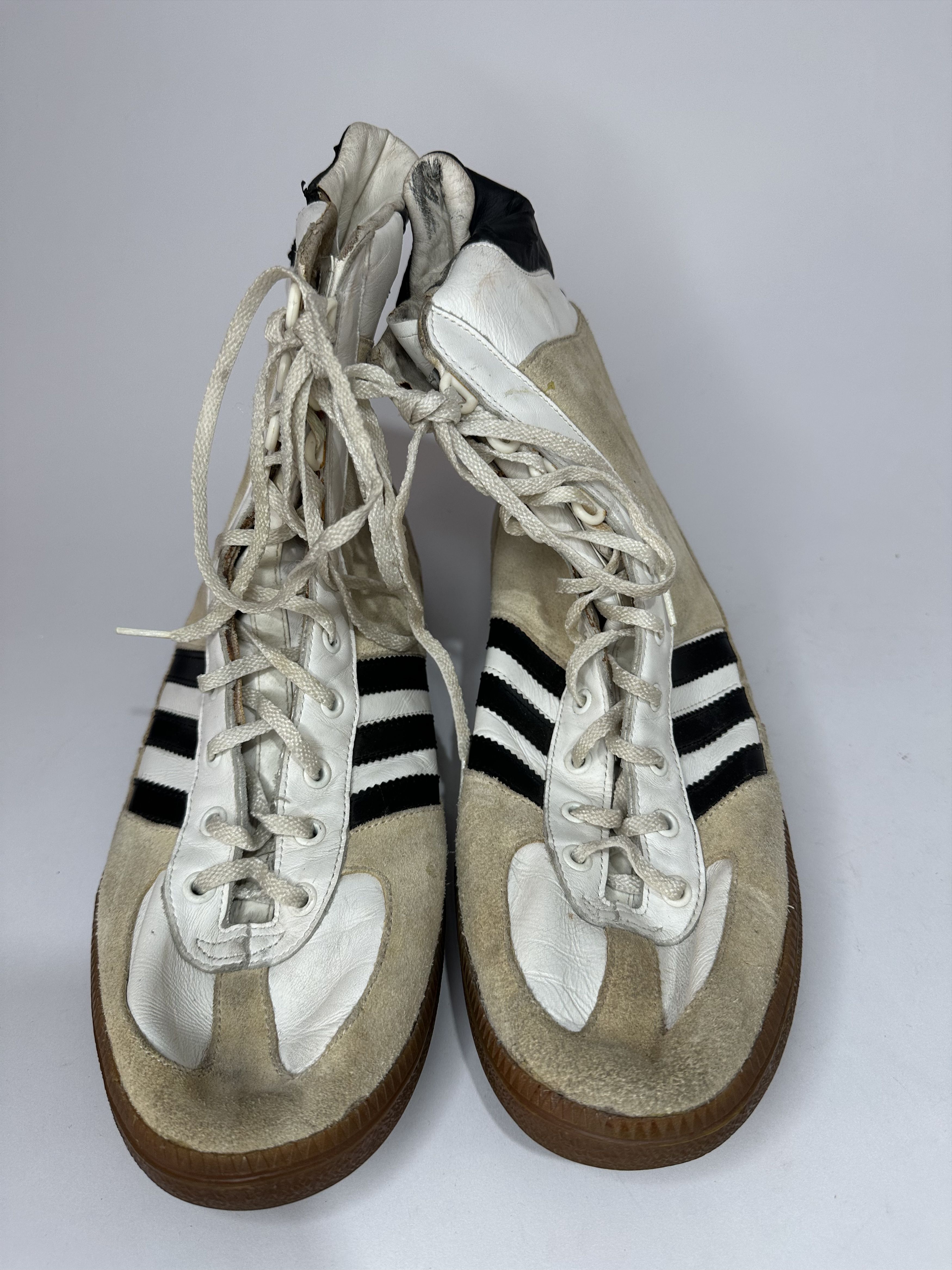 Adidas Vintage 80's Adidas Adimed Stabil Hi Top Sneakers. Size US 13 / EU 46 - 4 Thumbnail